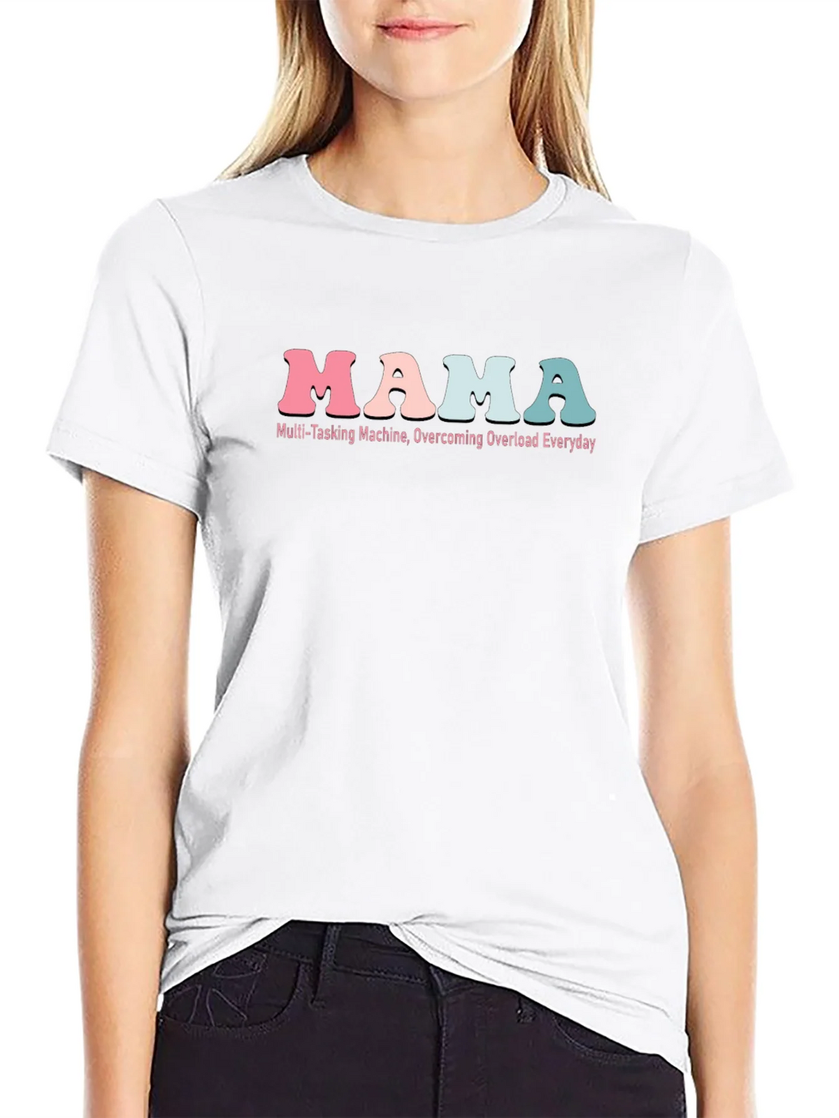 Mama Multi-Tasking Machine Graphic Tee product image 8