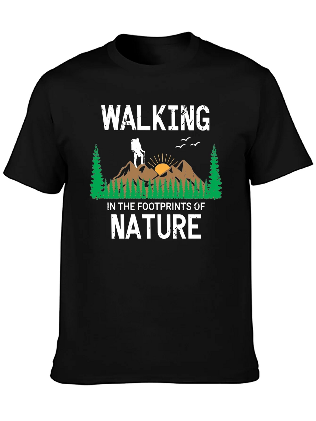 Walking in the Footprints of Nature Graphic T-Shirt product image 3