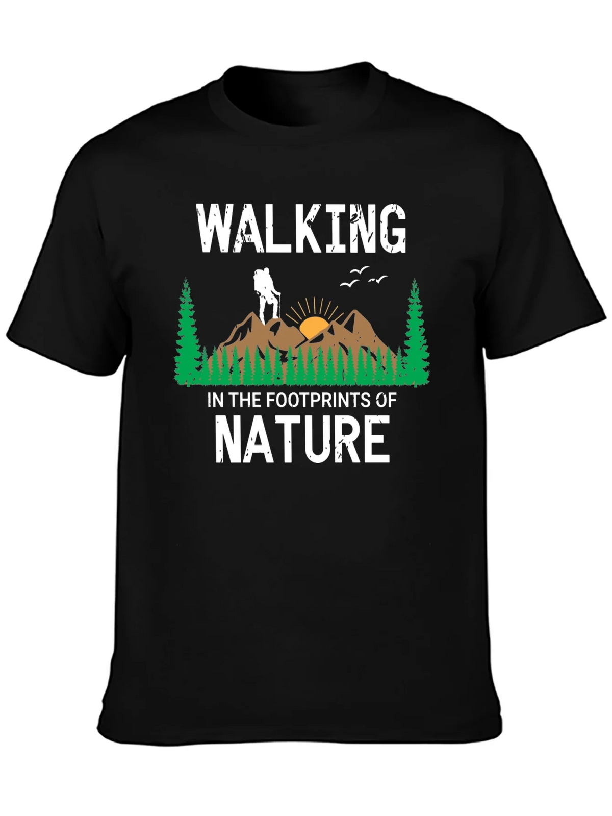 Walking in the Footprints of Nature Graphic T-Shirt product image 3
