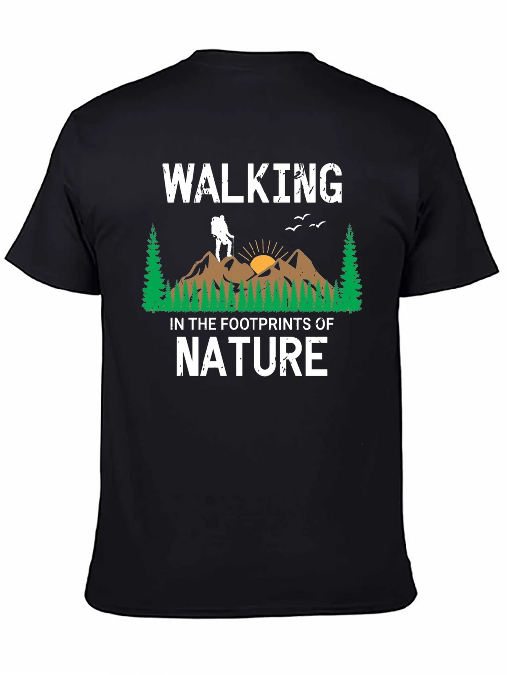 Walking in the Footprints of Nature Graphic T-Shirt product image 4
