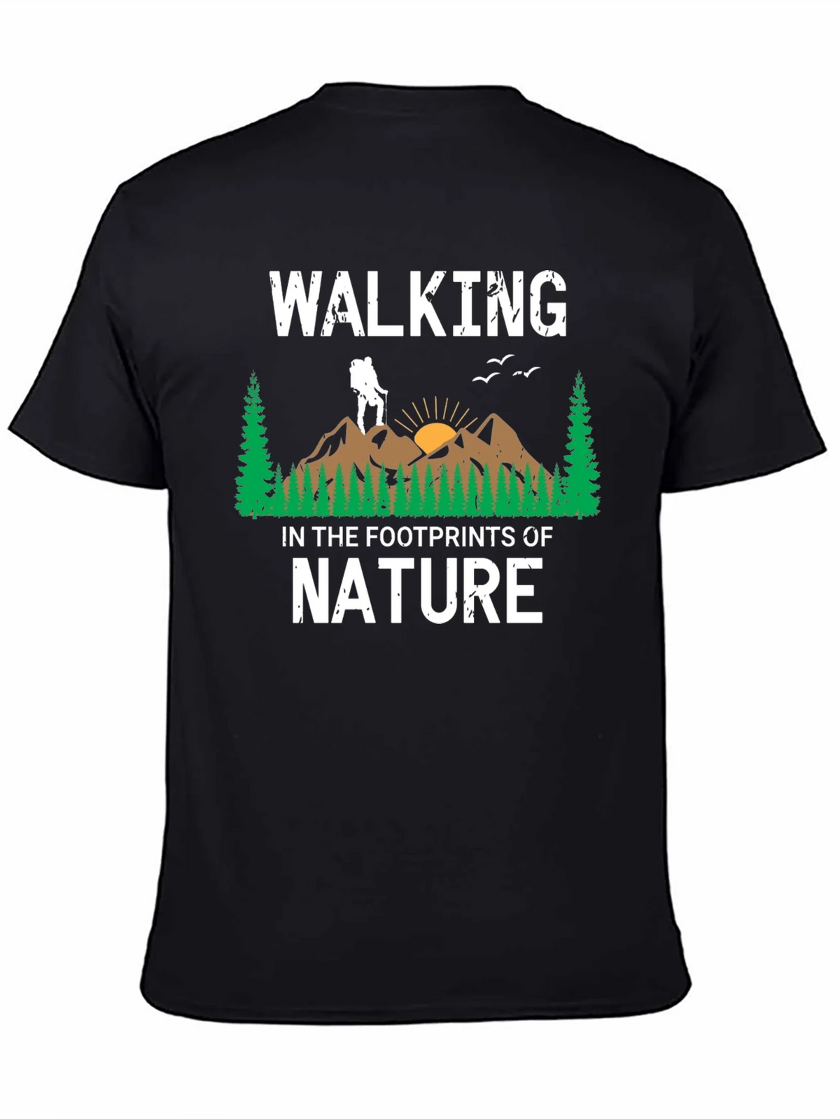 Walking in the Footprints of Nature Graphic T-Shirt product image 4