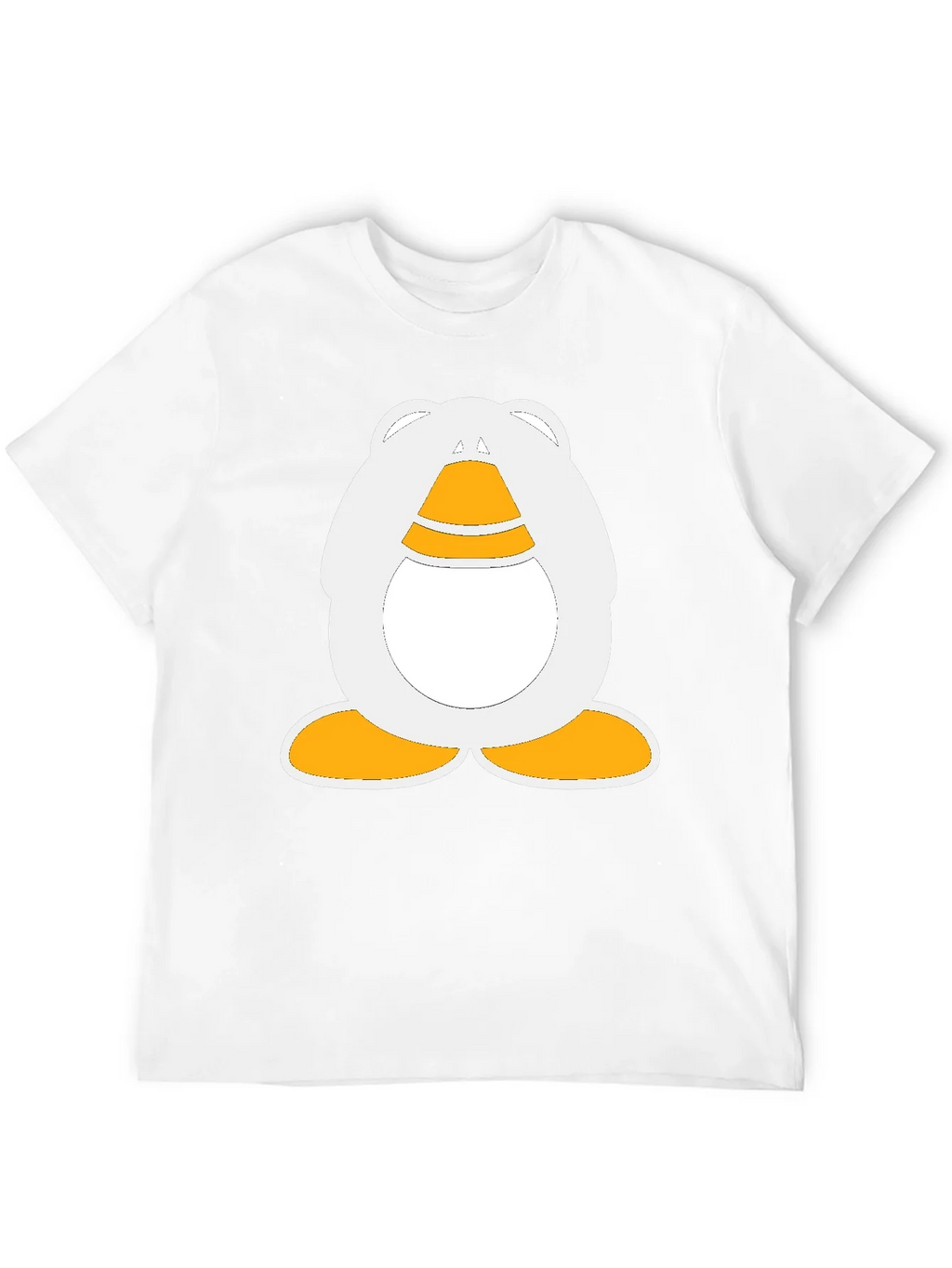 Cartoon Penguin Graphic Black T-Shirt product image 7