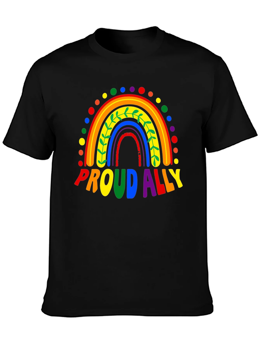 Proud Ally Rainbow LGBTQ+ Pride T-Shirt product image 3