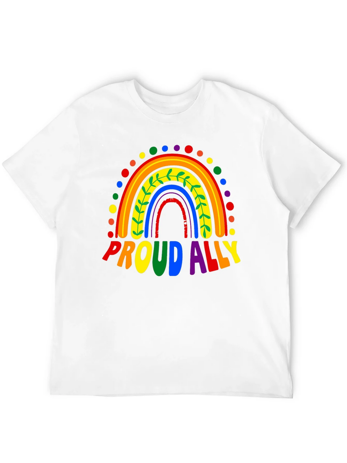 Proud Ally Rainbow LGBTQ+ Pride T-Shirt product image 11