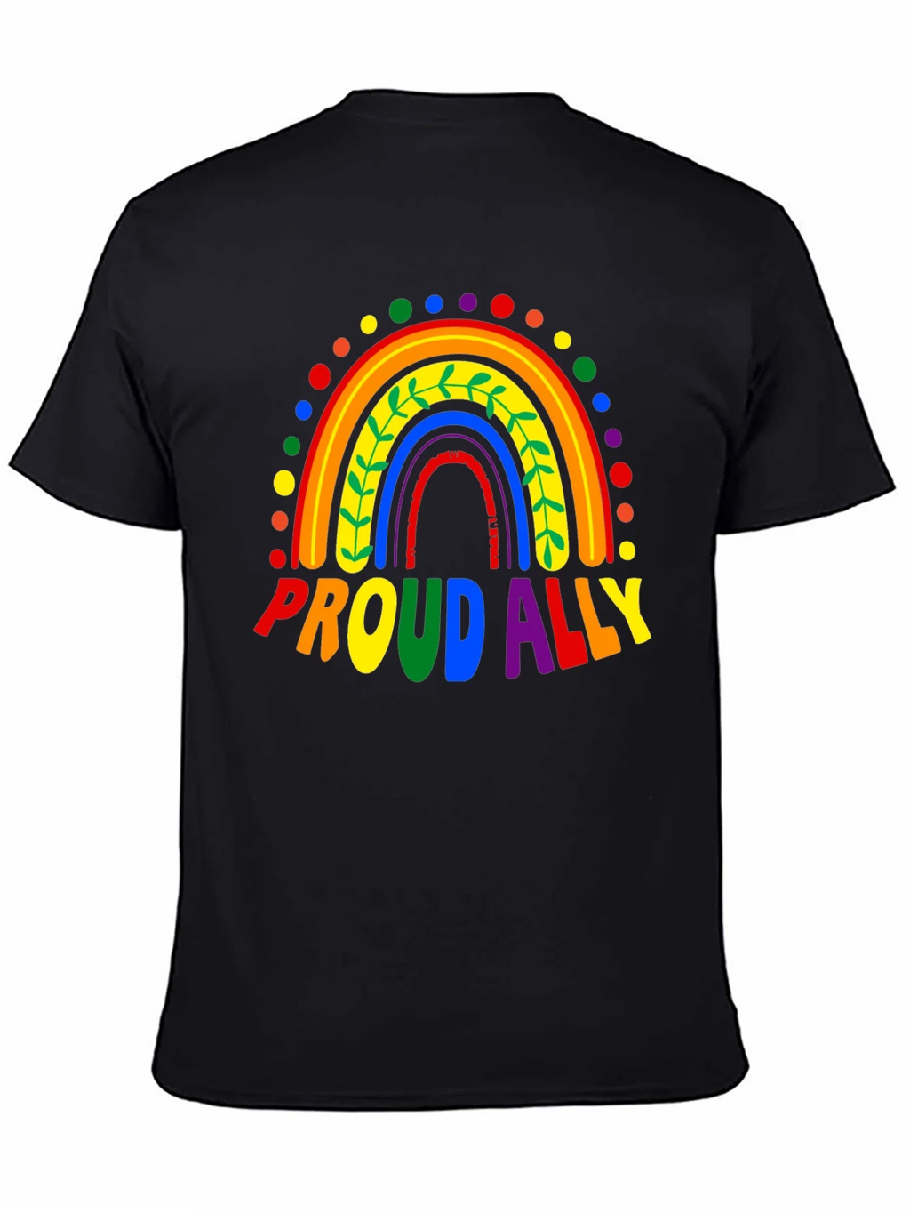 Proud Ally Rainbow LGBTQ+ Pride T-Shirt product image 4