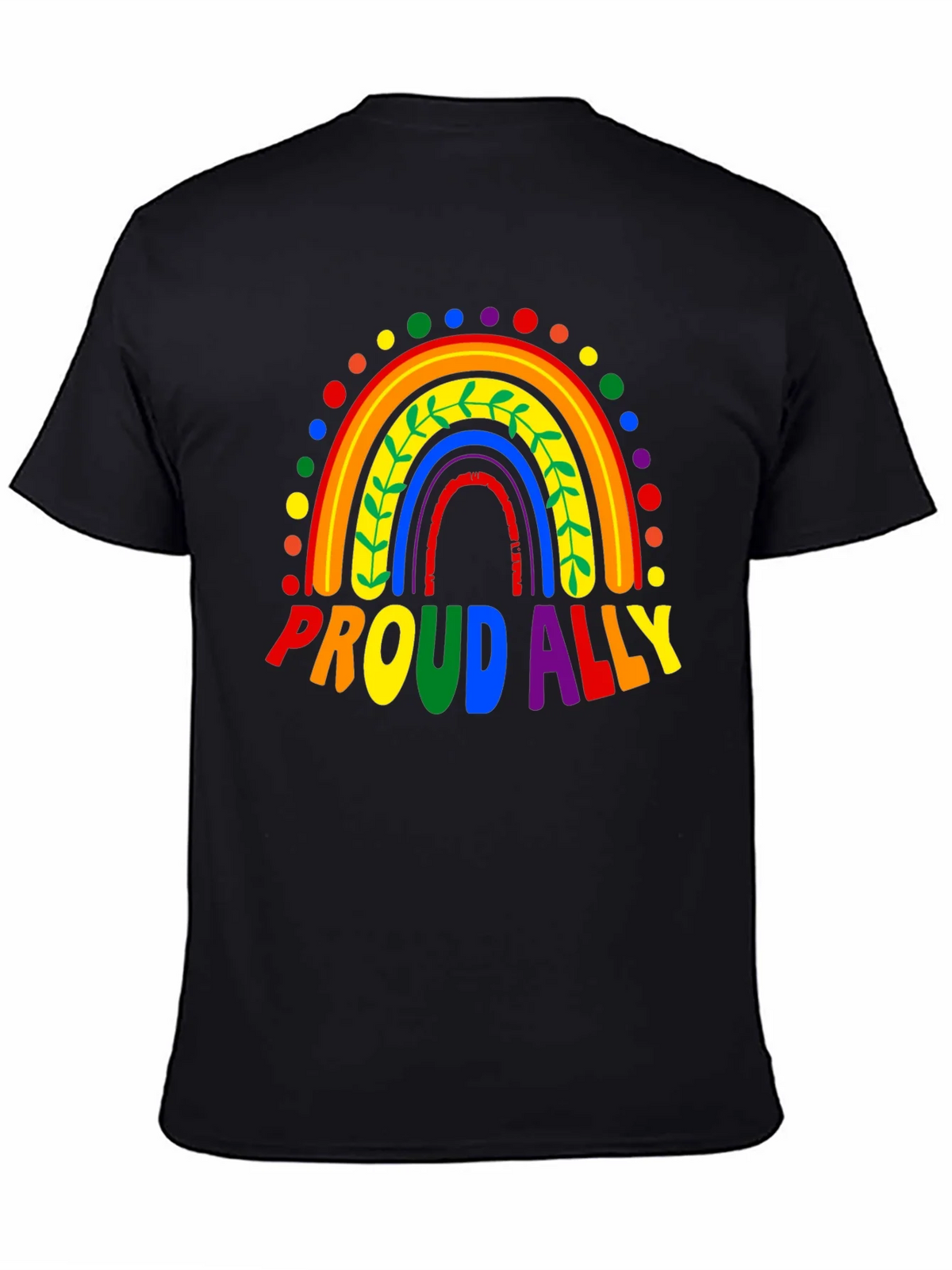 Proud Ally Rainbow LGBTQ+ Pride T-Shirt product image 4