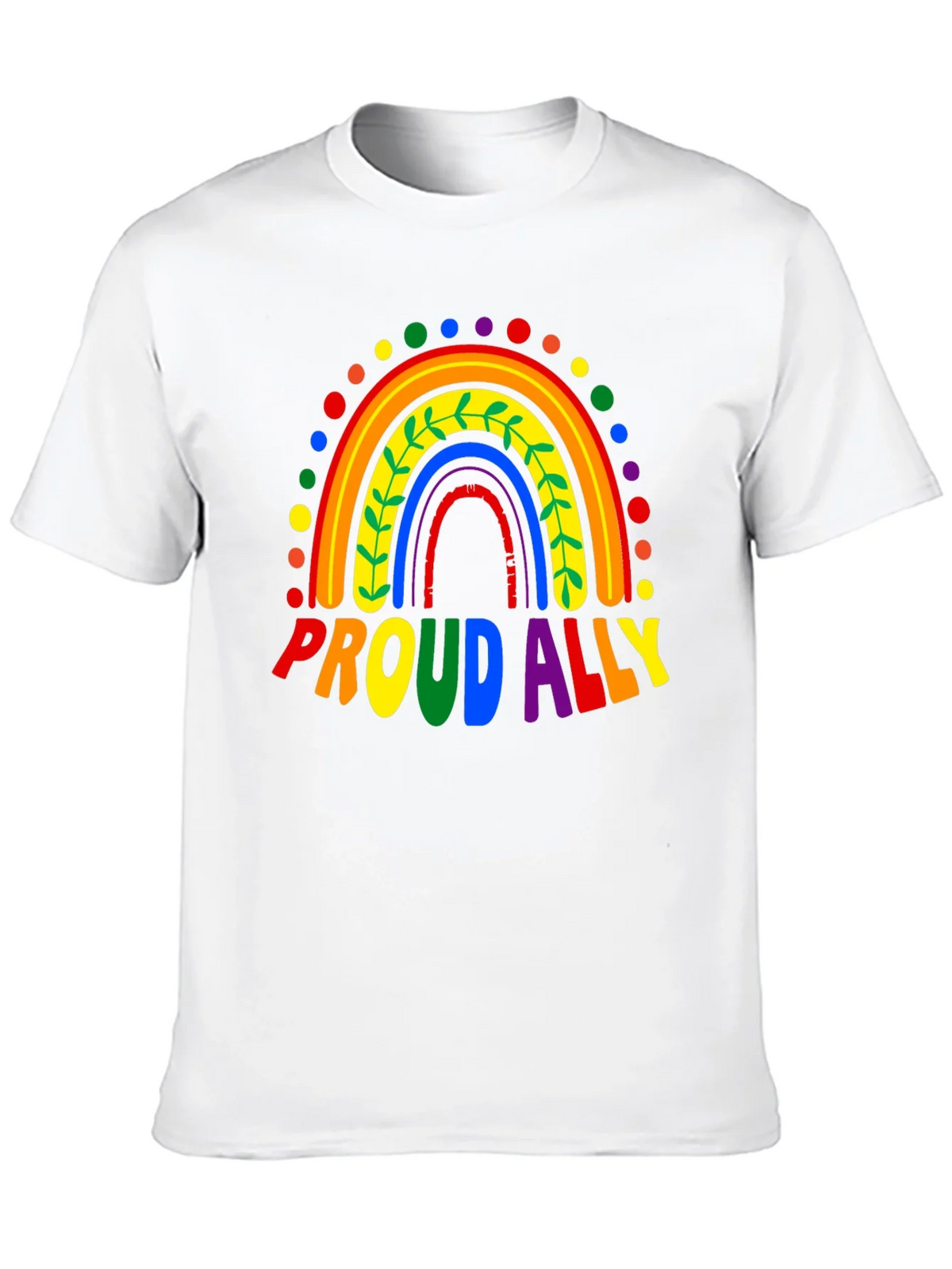 Proud Ally Rainbow LGBTQ+ Pride T-Shirt product image 9