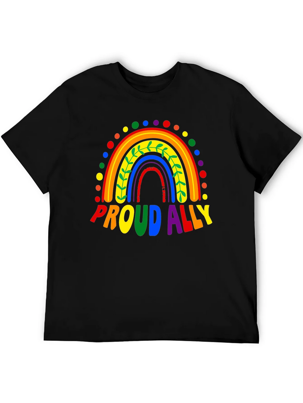 Proud Ally Rainbow LGBTQ+ Pride T-Shirt product image 5