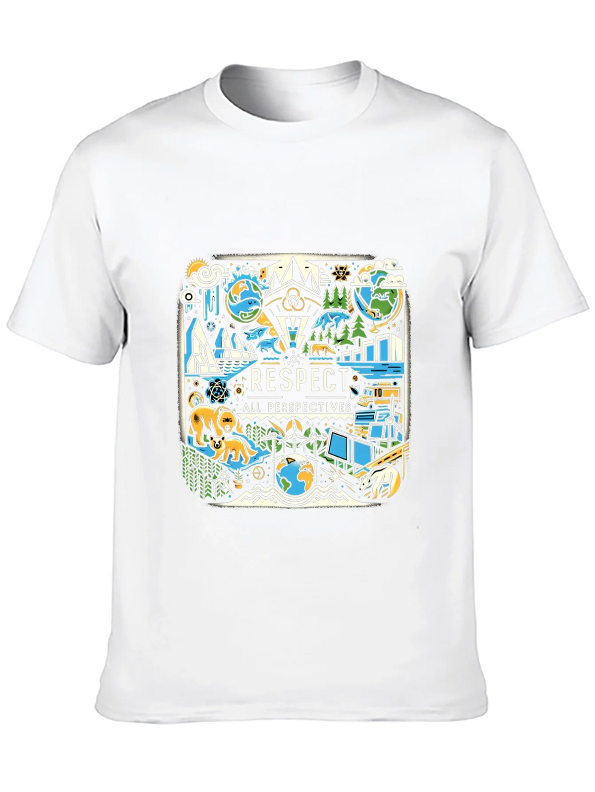 Respect All Perspectives Graphic Tee product image 6