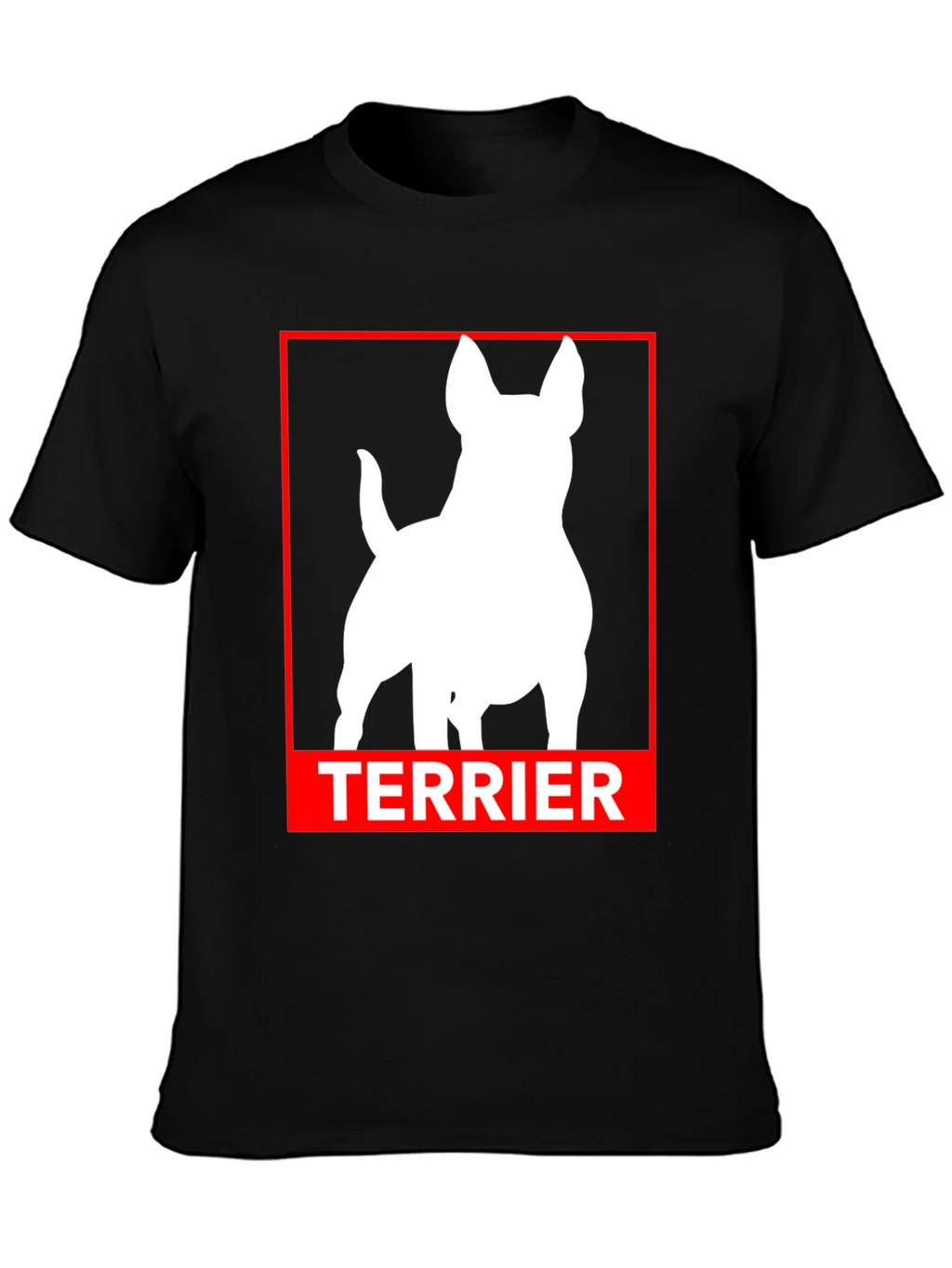 Terrier Dog Silhouette Graphic Tee product image 3