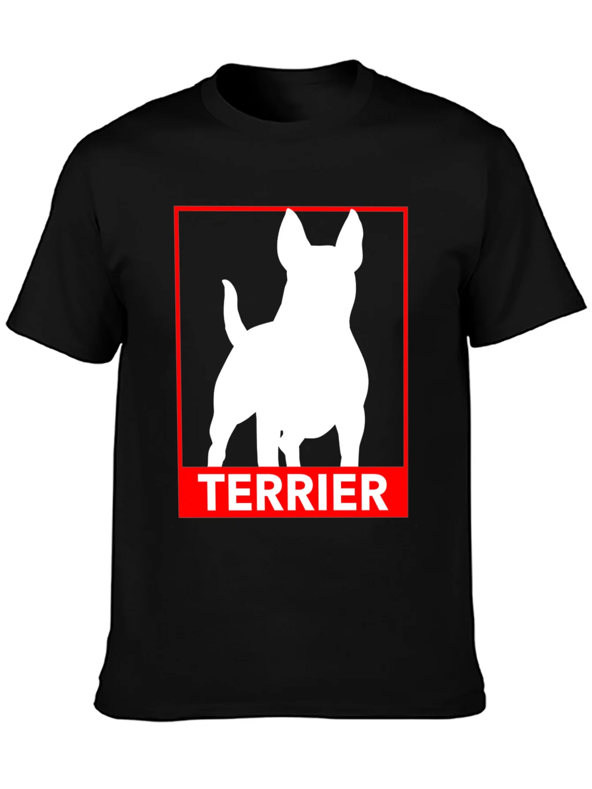 Terrier Dog Silhouette Graphic Tee product image 3