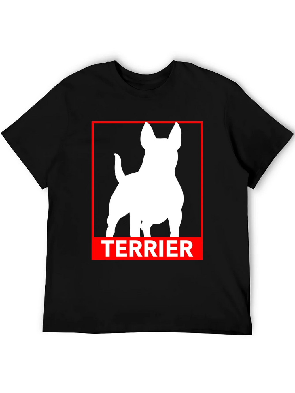 Terrier Dog Silhouette Graphic Tee product image 5