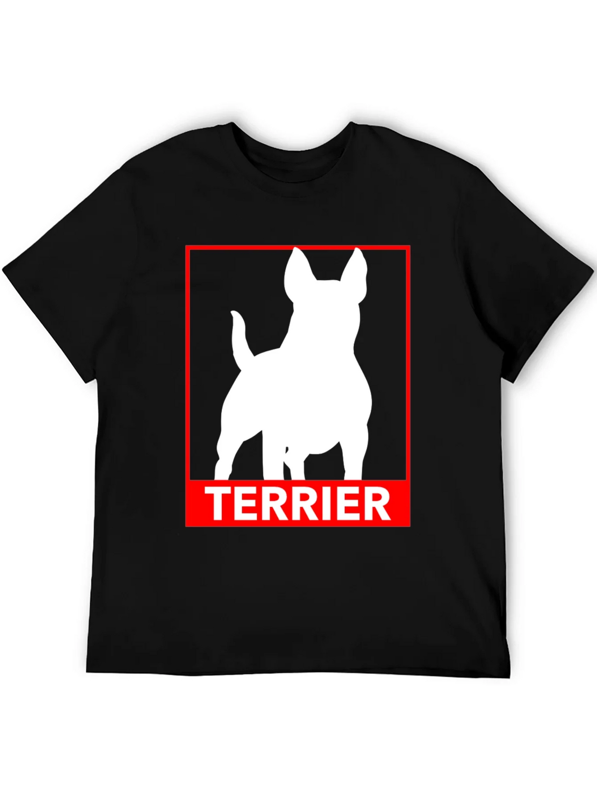 Terrier Dog Silhouette Graphic Tee product image 5