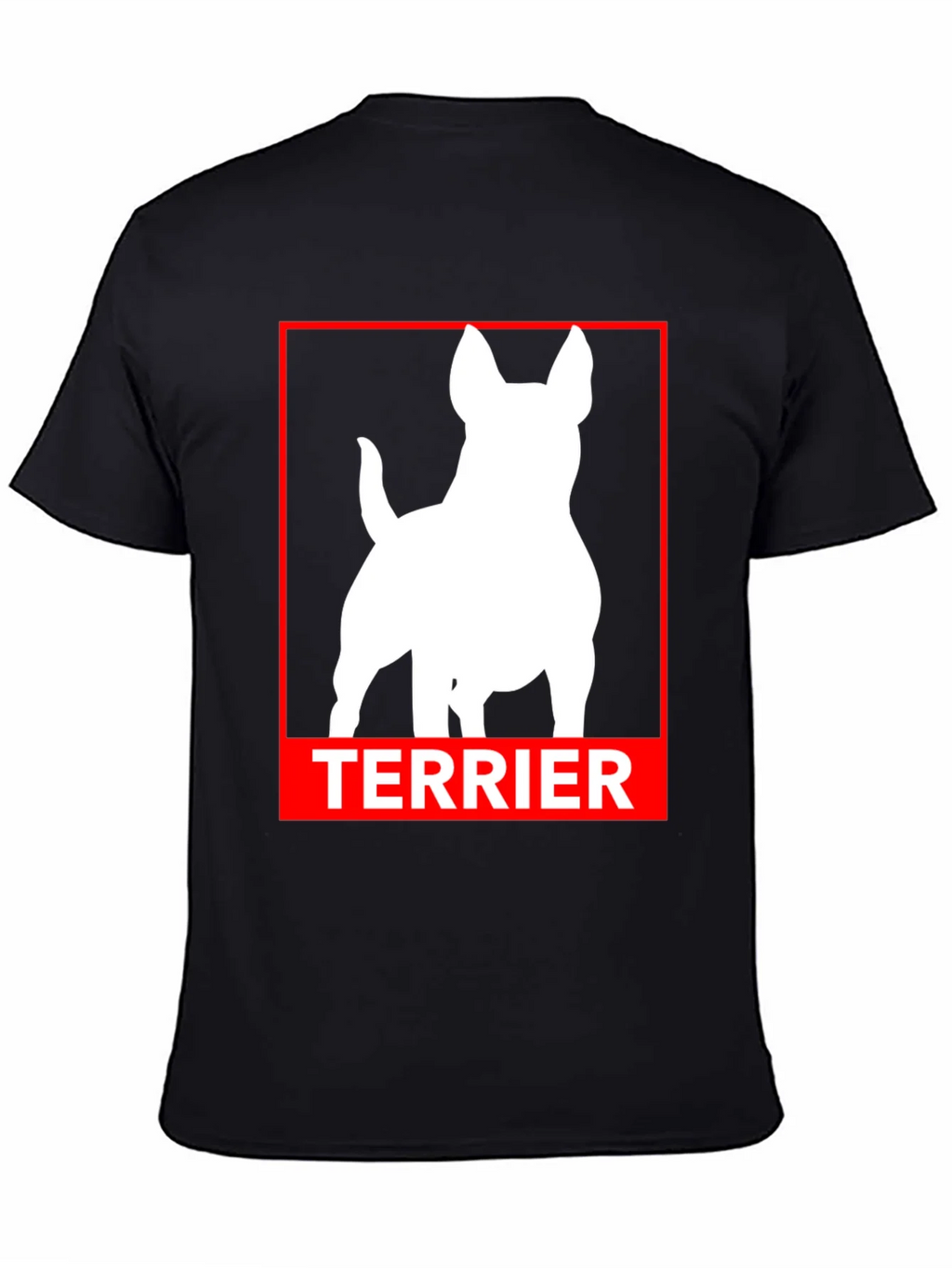 Terrier Dog Silhouette Graphic Tee product image 4