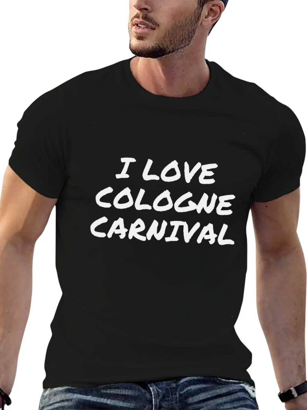 I Love Cologne Carnival Black T-Shirt product image 4