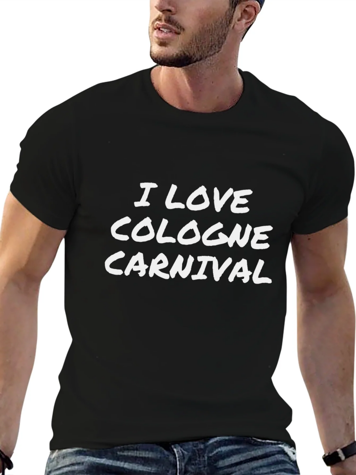 I Love Cologne Carnival Black T-Shirt product image 4