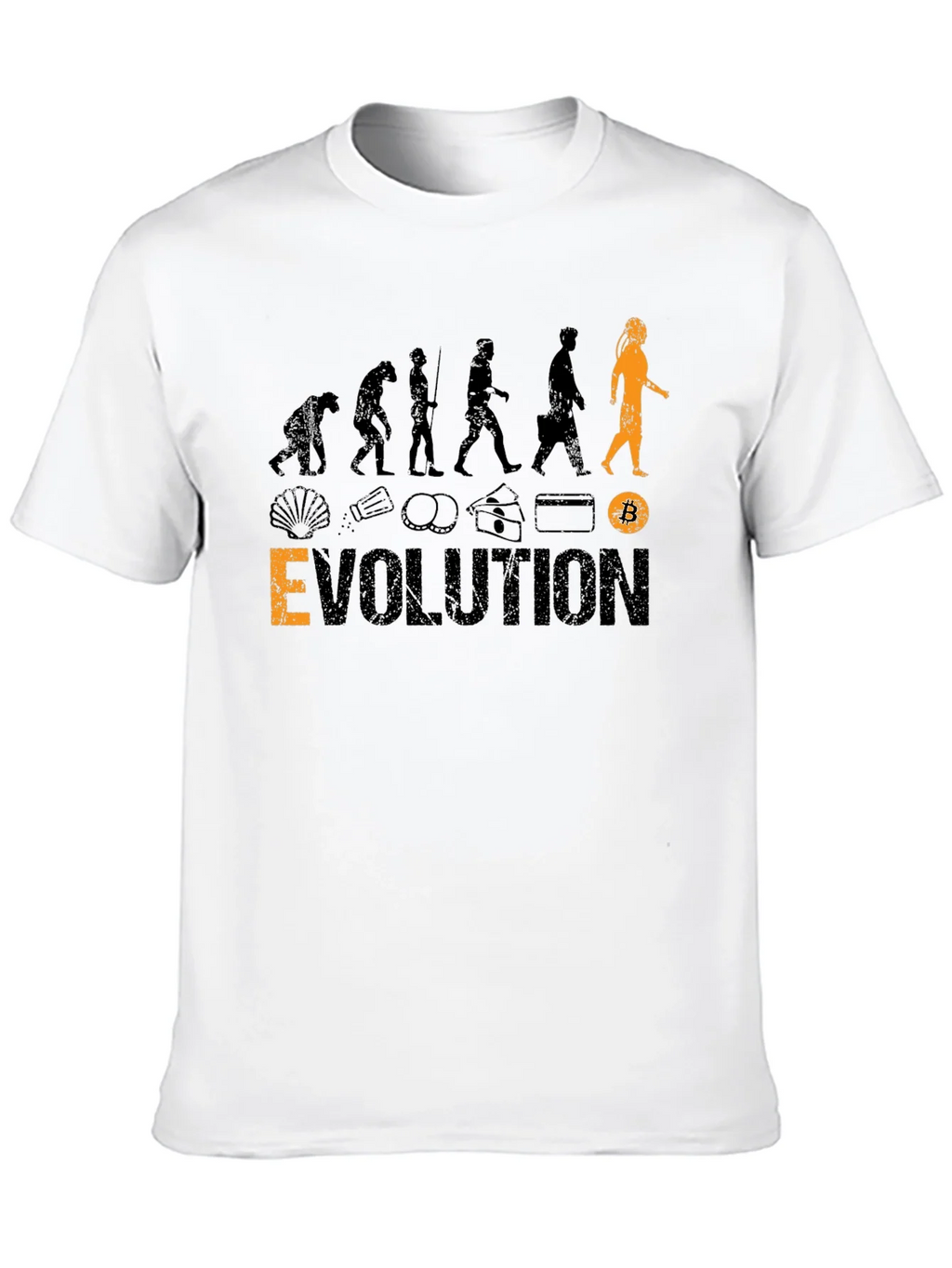 Bitcoin Evolution Black T-Shirt product image 9