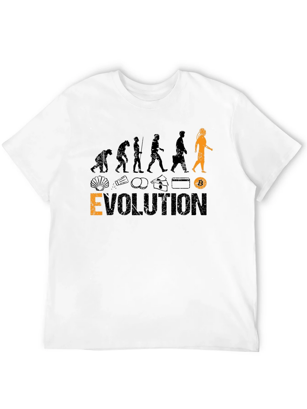 Bitcoin Evolution Black T-Shirt product image 11