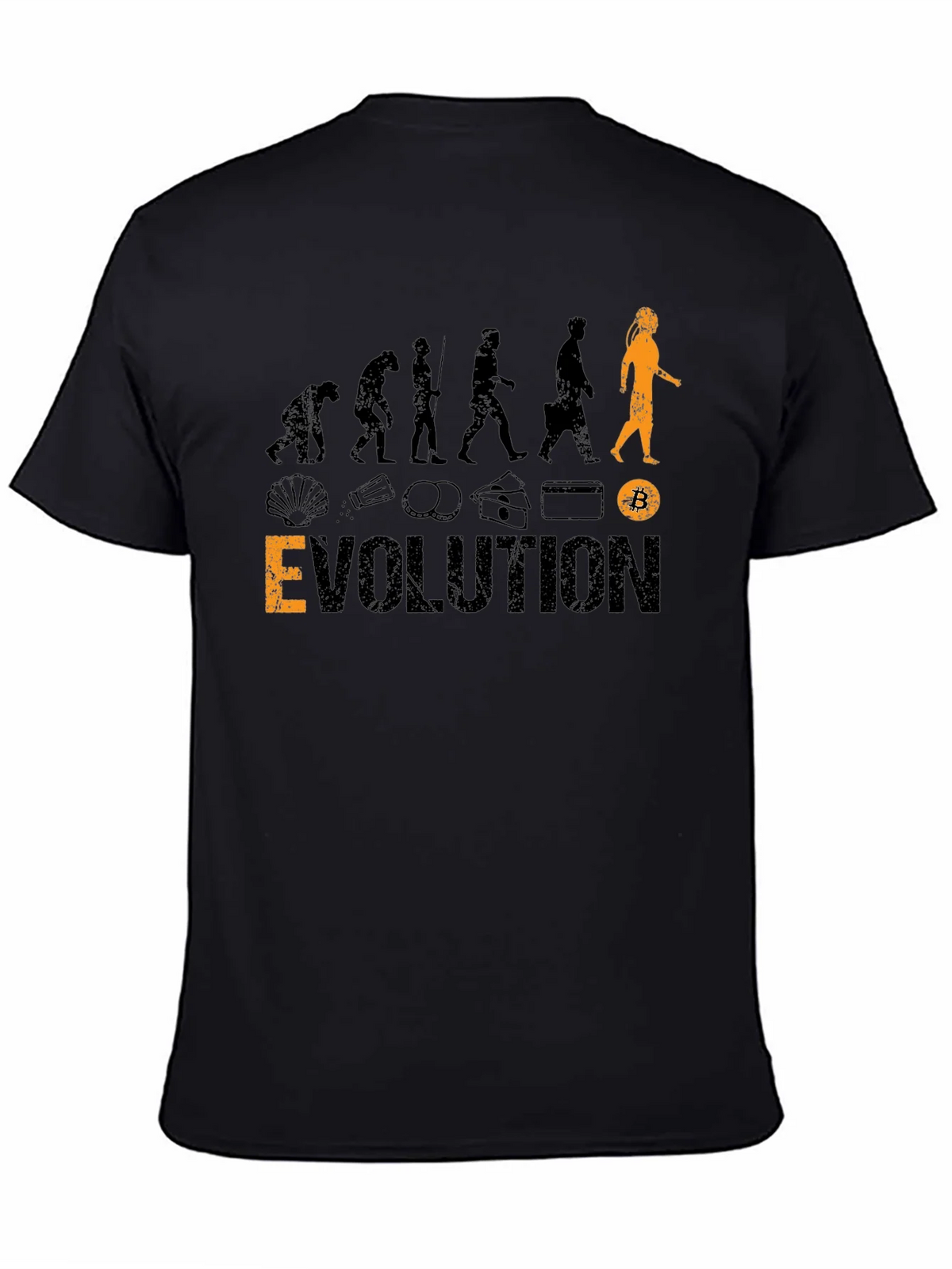 Bitcoin Evolution Black T-Shirt product image 4