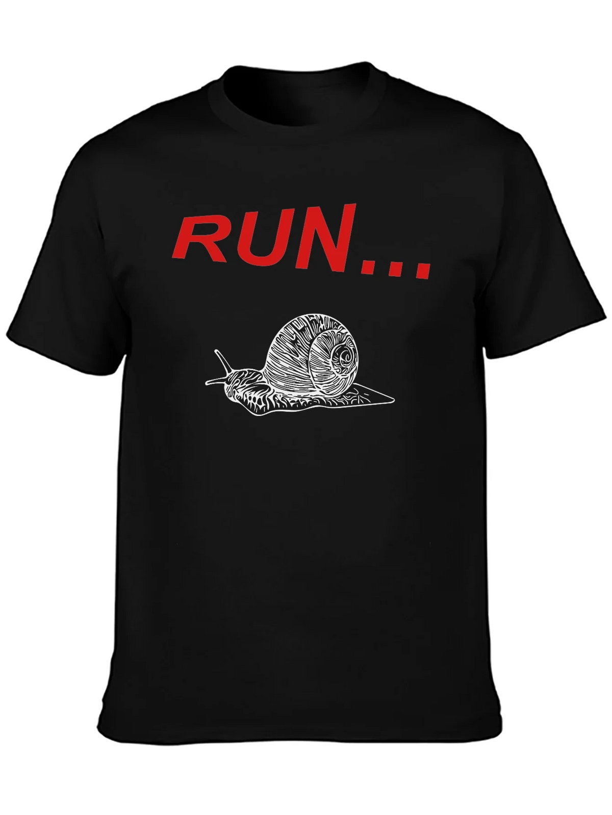 Snail Run Graphic Tee - Slow & Steady Wins product image 3