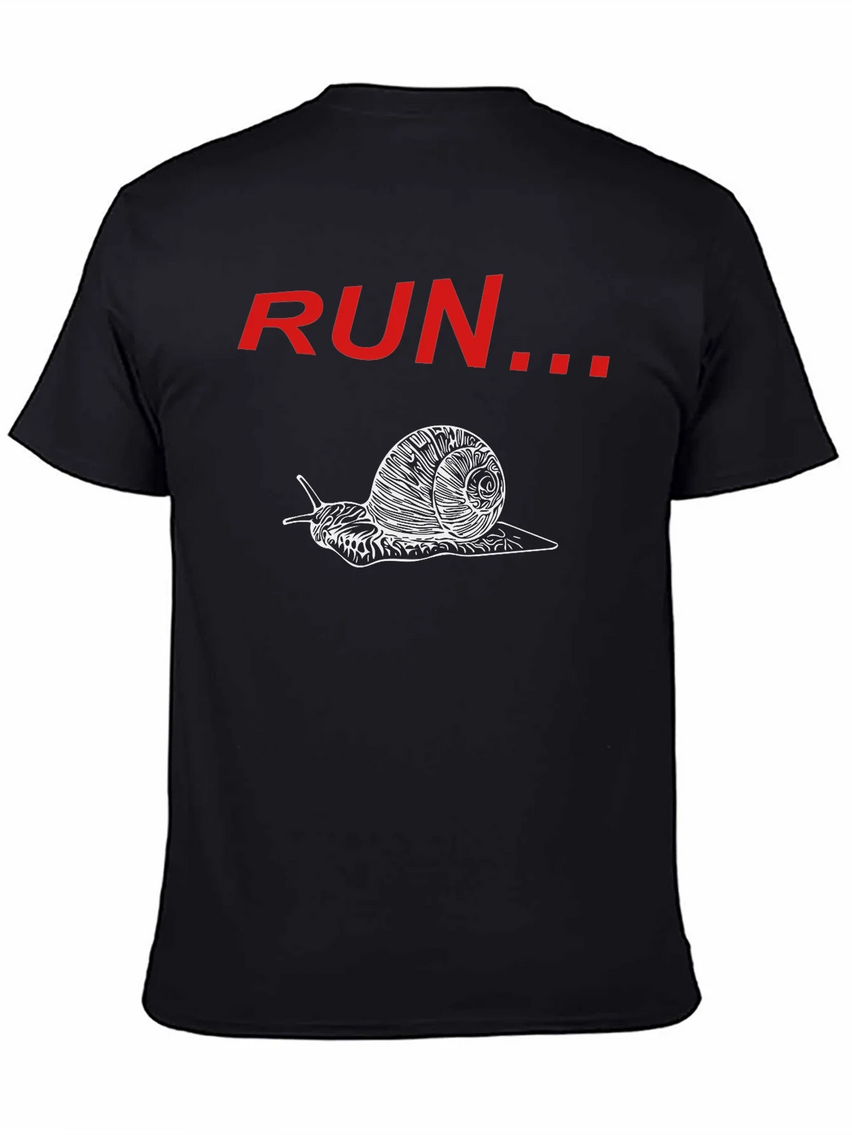 Snail Run Graphic Tee - Slow & Steady Wins product image 4