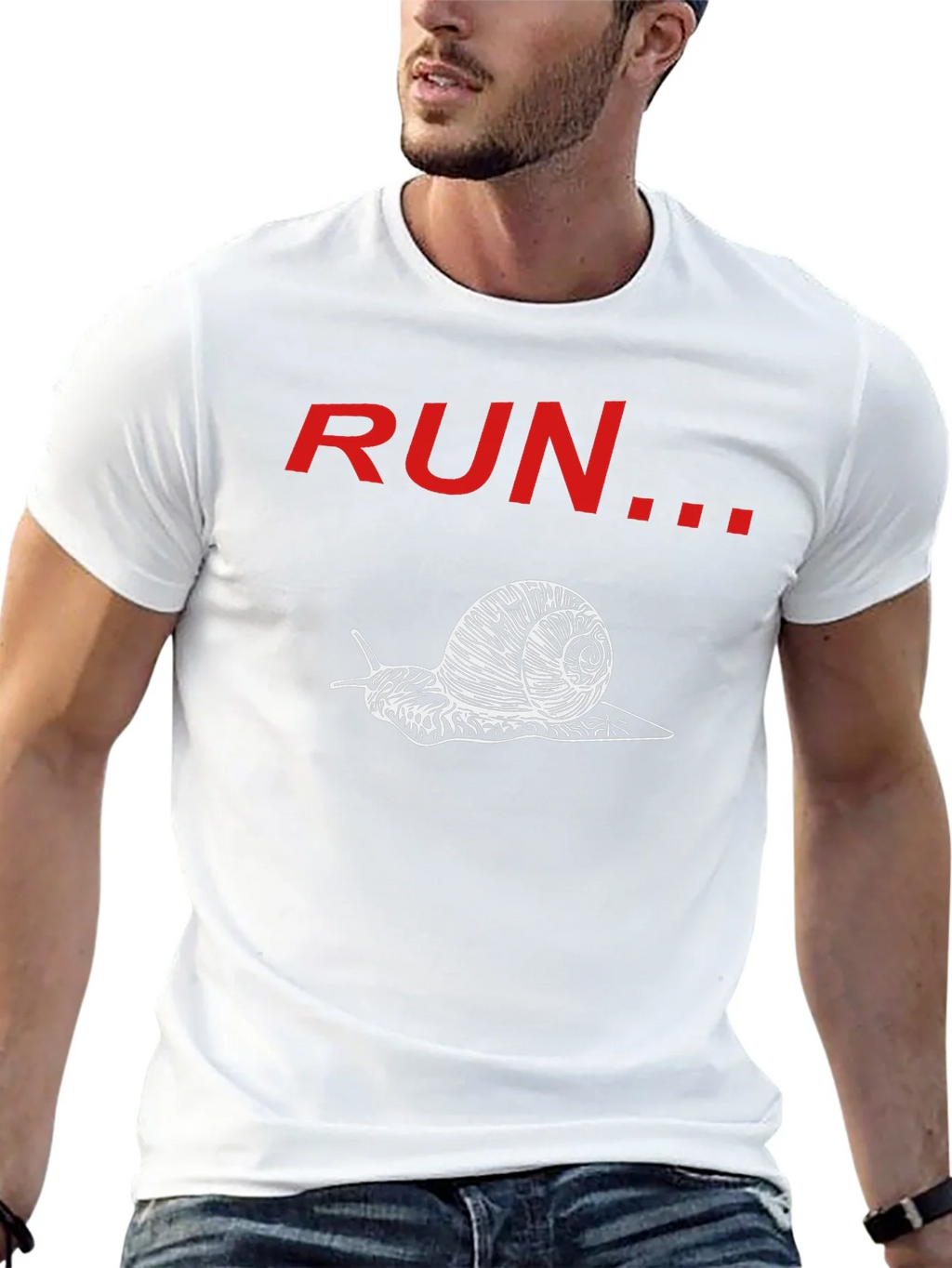 Snail Run Graphic Tee - Slow & Steady Wins product image 12