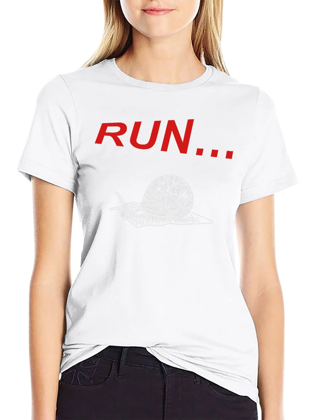 Snail Run Graphic Tee - Slow & Steady Wins product image 8