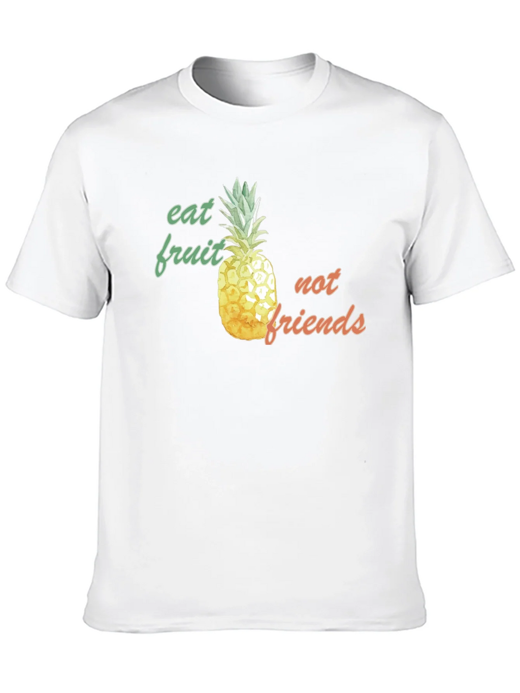 Eat Fruit Not Friends Pineapple Graphic Tee product image 8