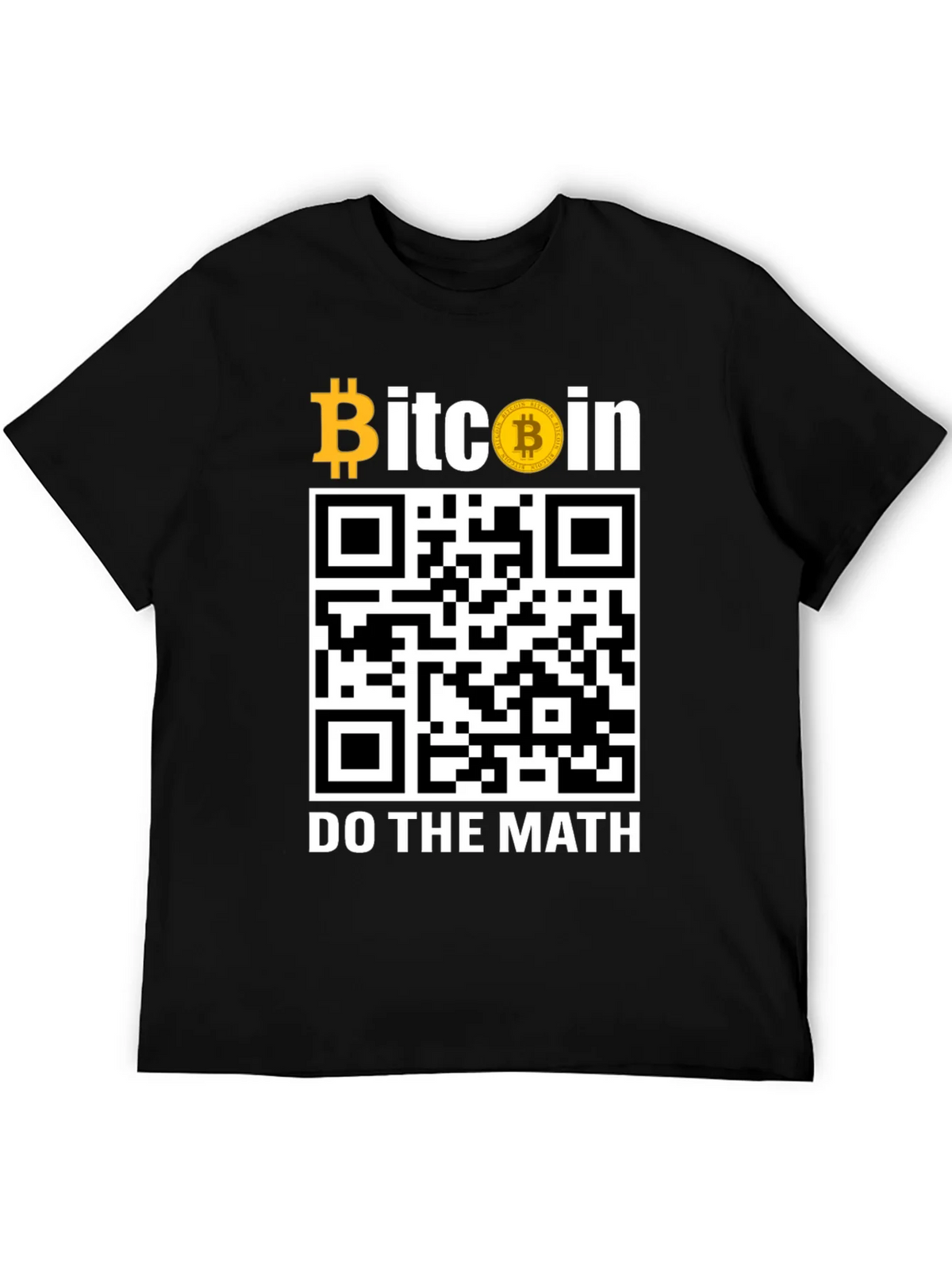Bitcoin QR Code T-Shirt - Do The Math! product image 5