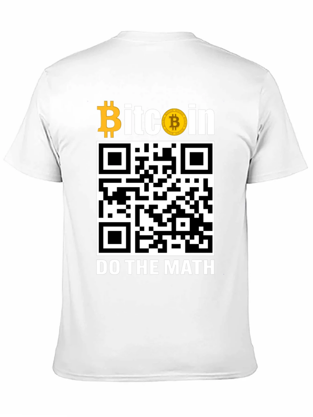 Bitcoin QR Code T-Shirt - Do The Math! product image 10