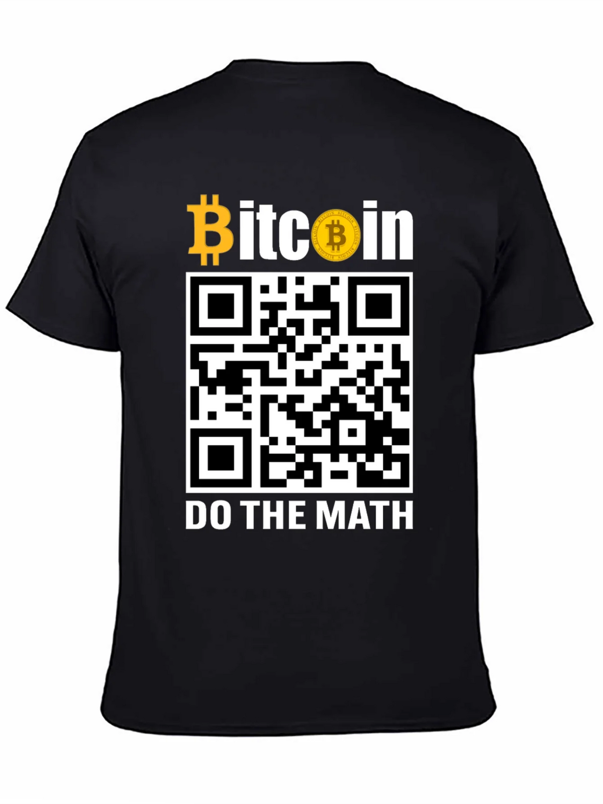 Bitcoin QR Code T-Shirt - Do The Math! product image 4