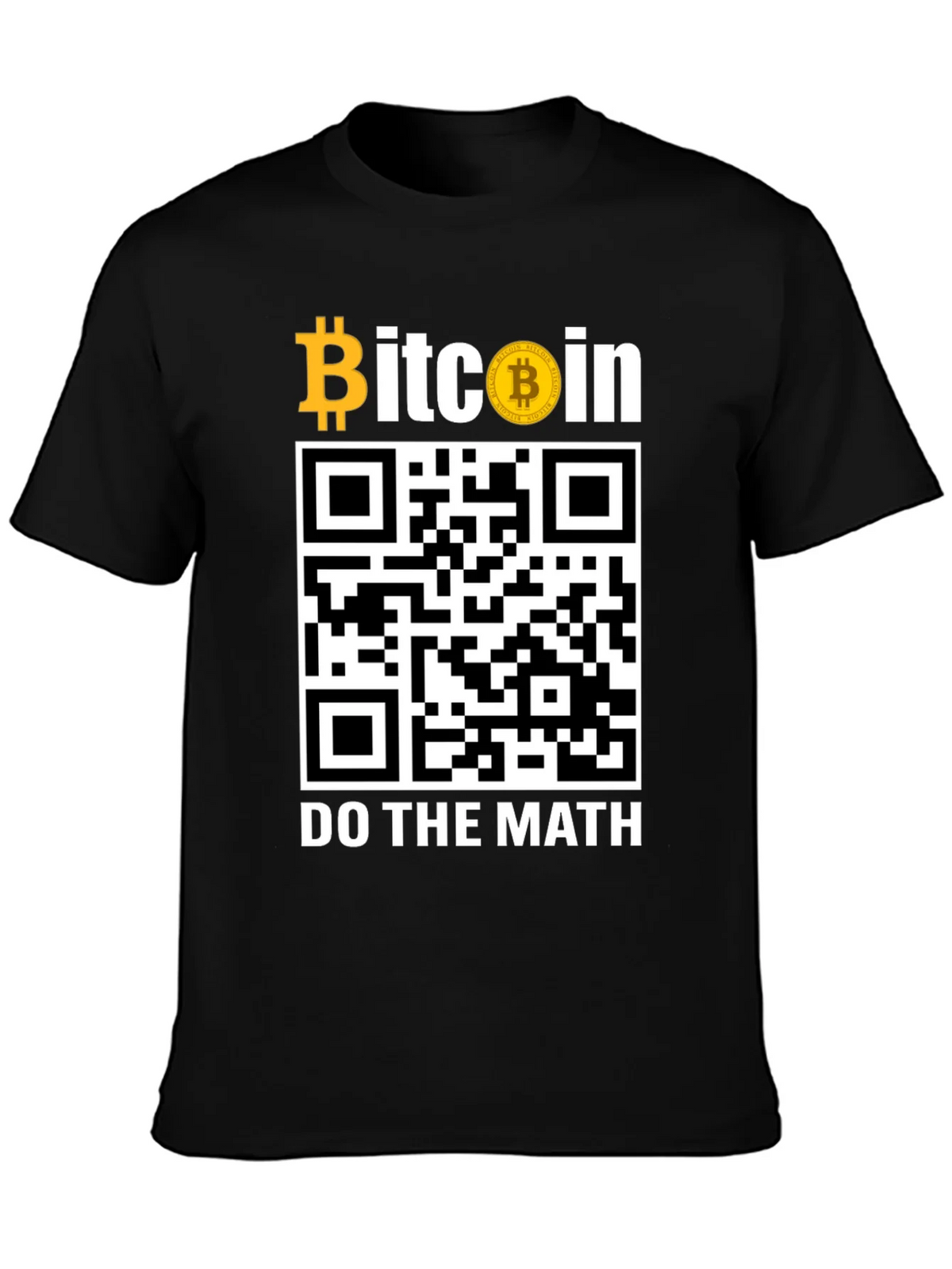 Bitcoin QR Code T-Shirt - Do The Math! product image 3