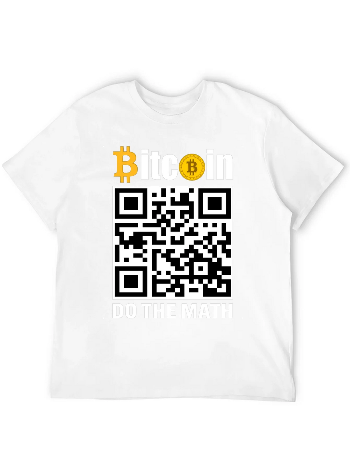 Bitcoin QR Code T-Shirt - Do The Math! product image 11