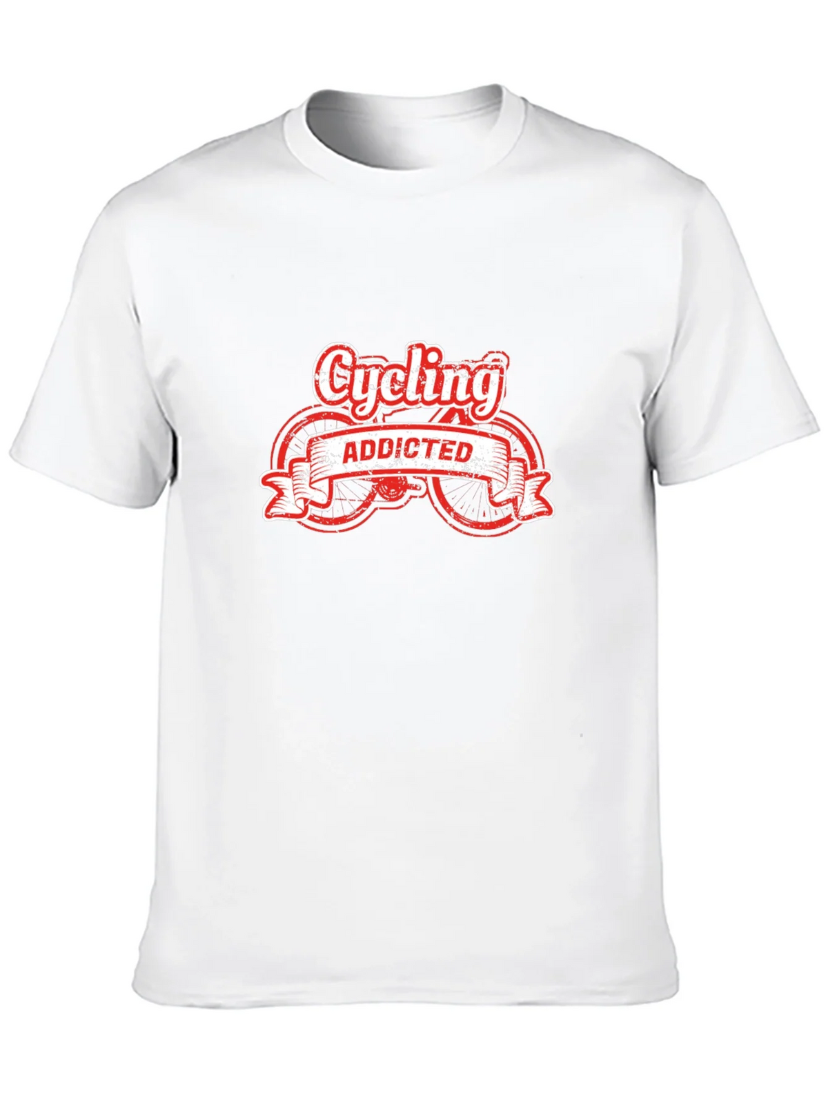Cycling Addicted Black T-Shirt product image 9