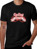 Cycling Addicted Black T-Shirt product image 1