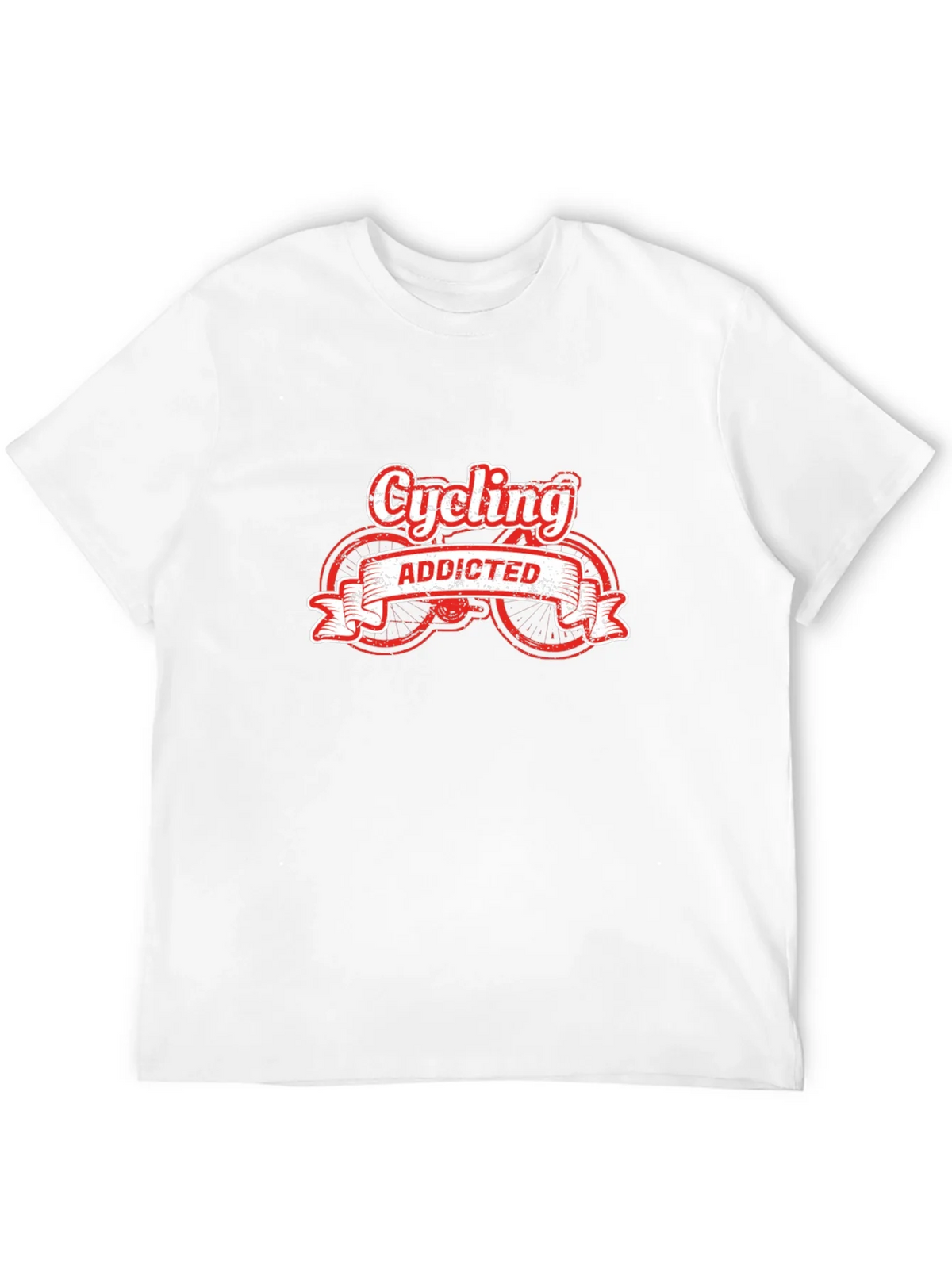 Cycling Addicted Black T-Shirt product image 11