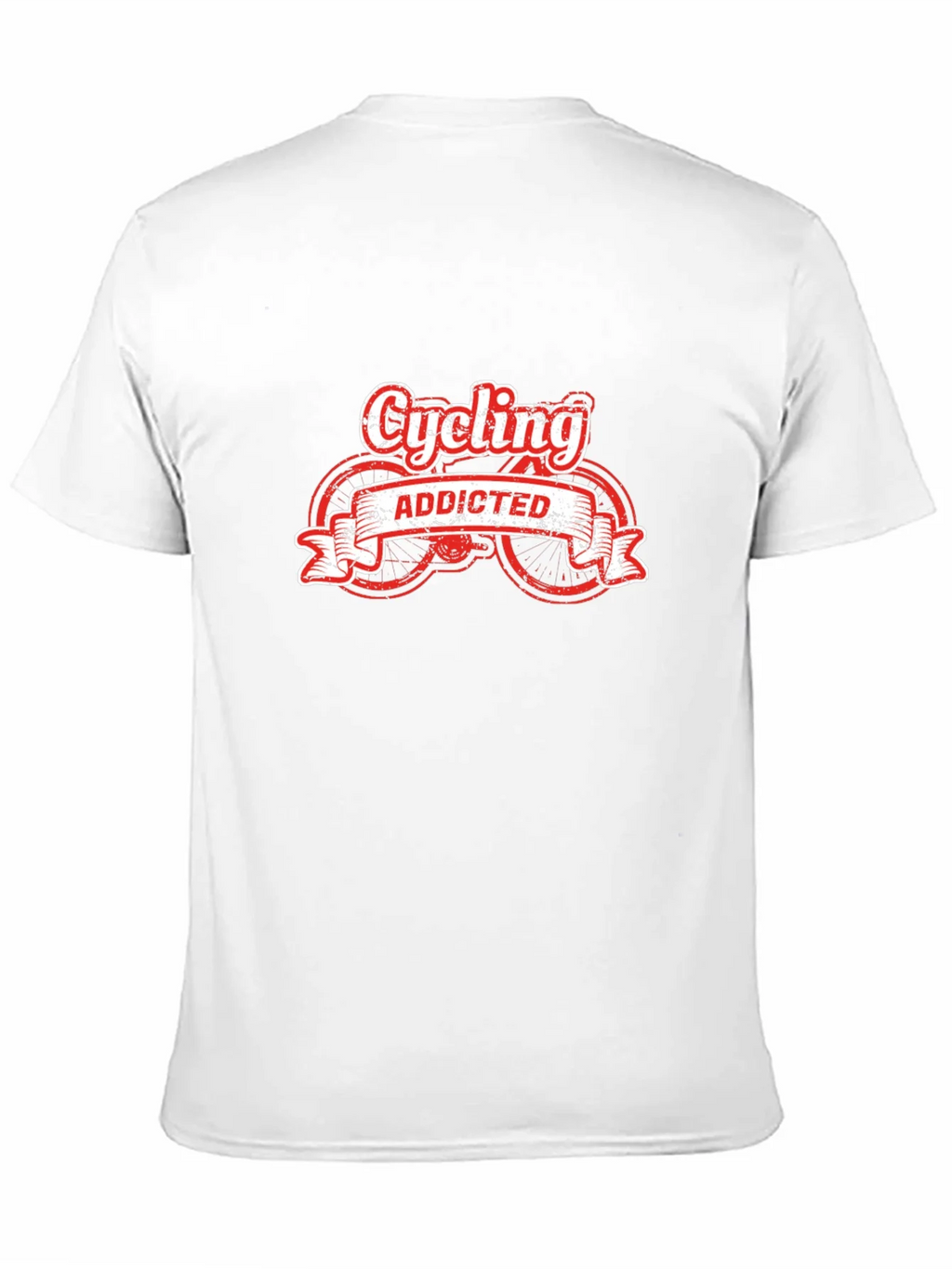 Cycling Addicted Black T-Shirt product image 10