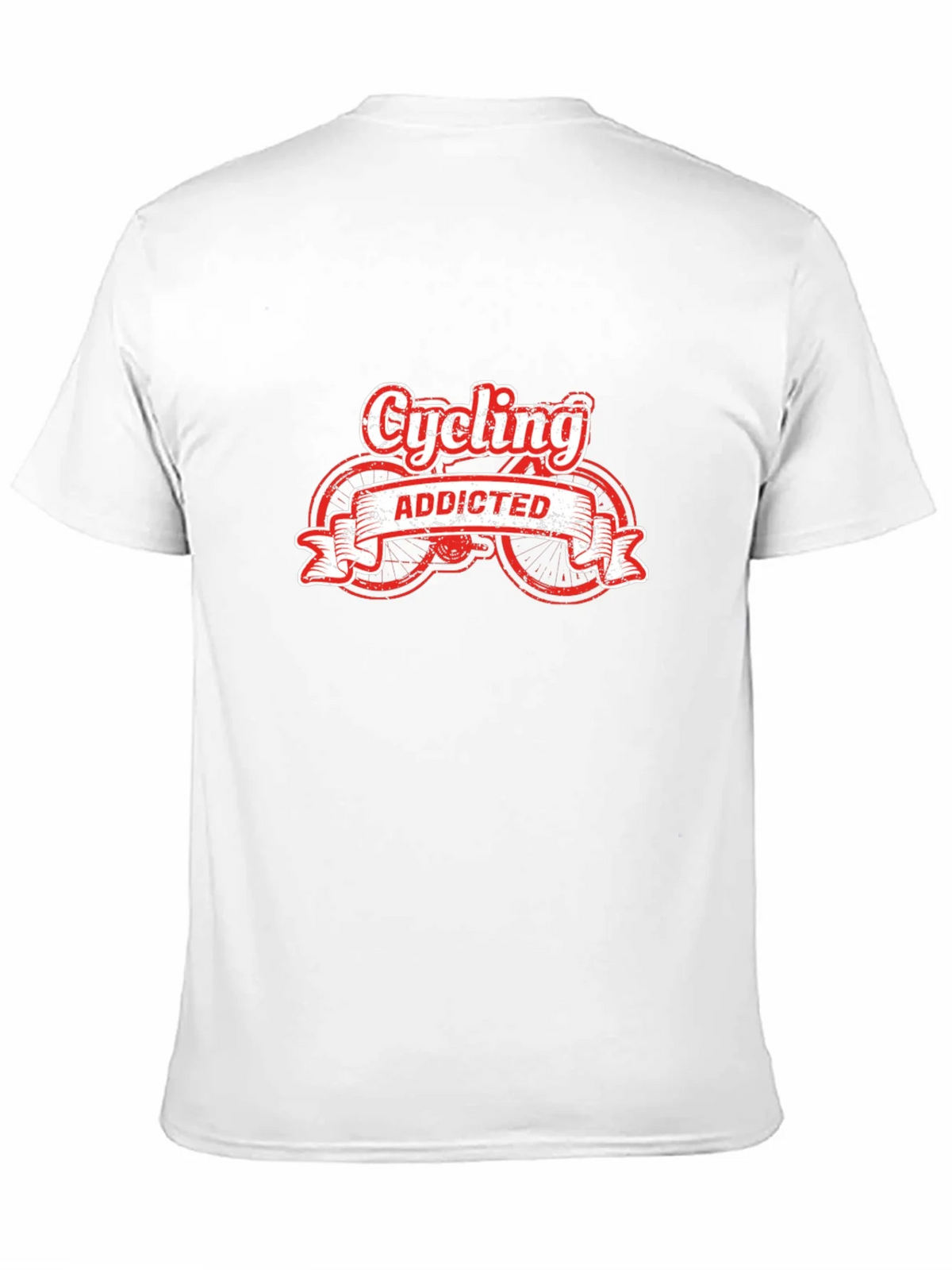 Cycling Addicted Black T-Shirt product image 10