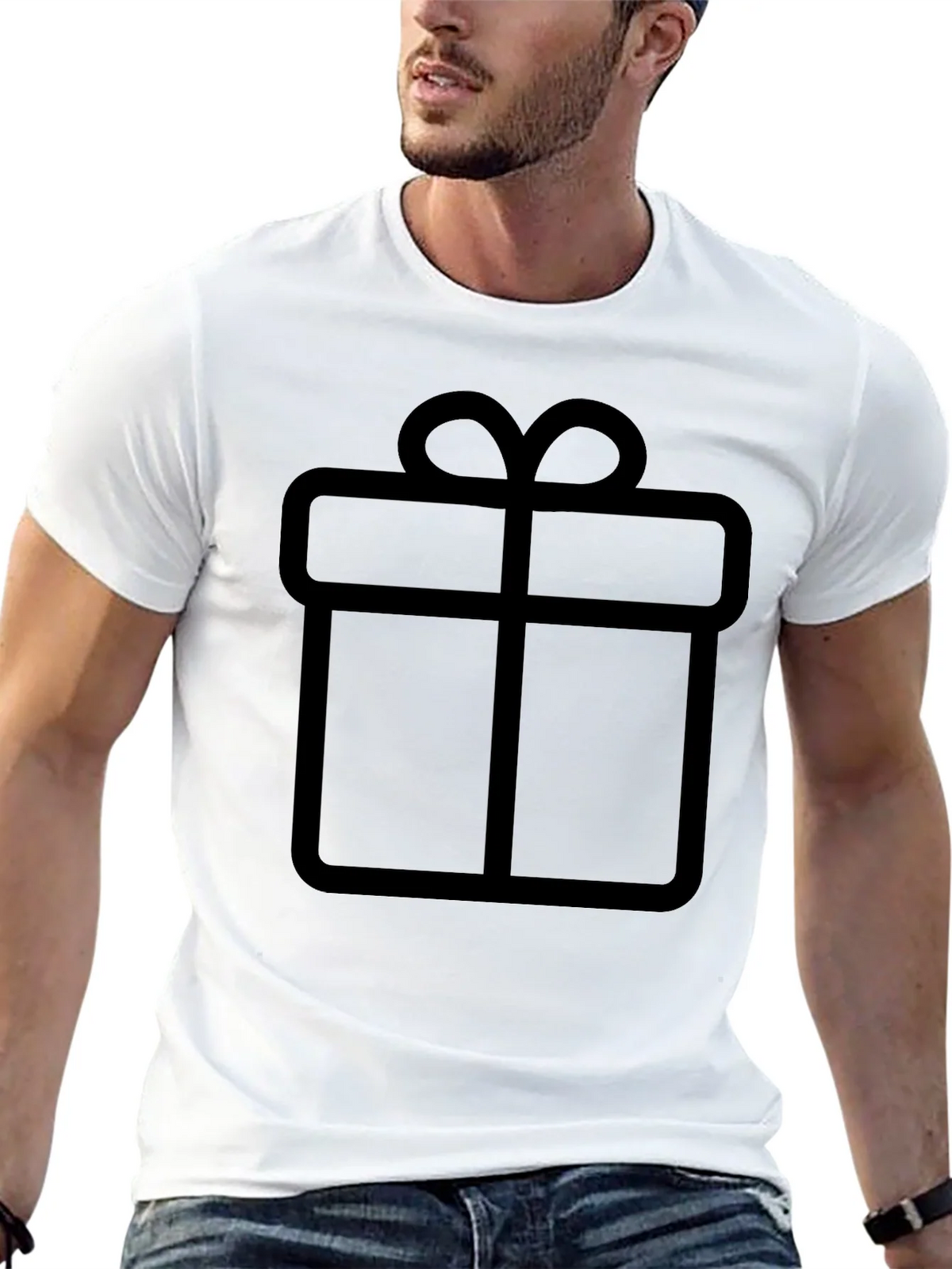 Gift Graphic Black T-Shirt product image 12
