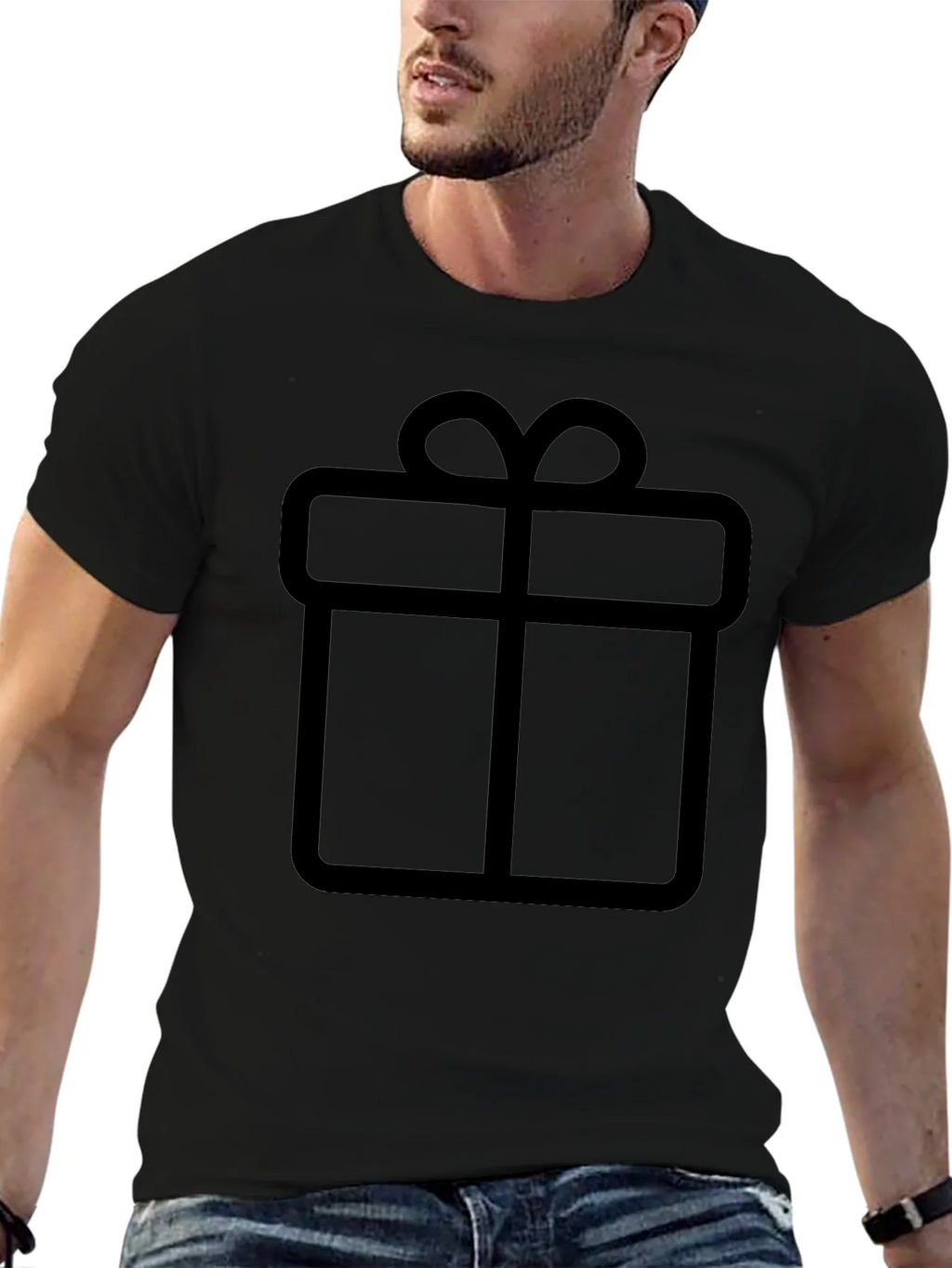 Gift Graphic Black T-Shirt product image 6