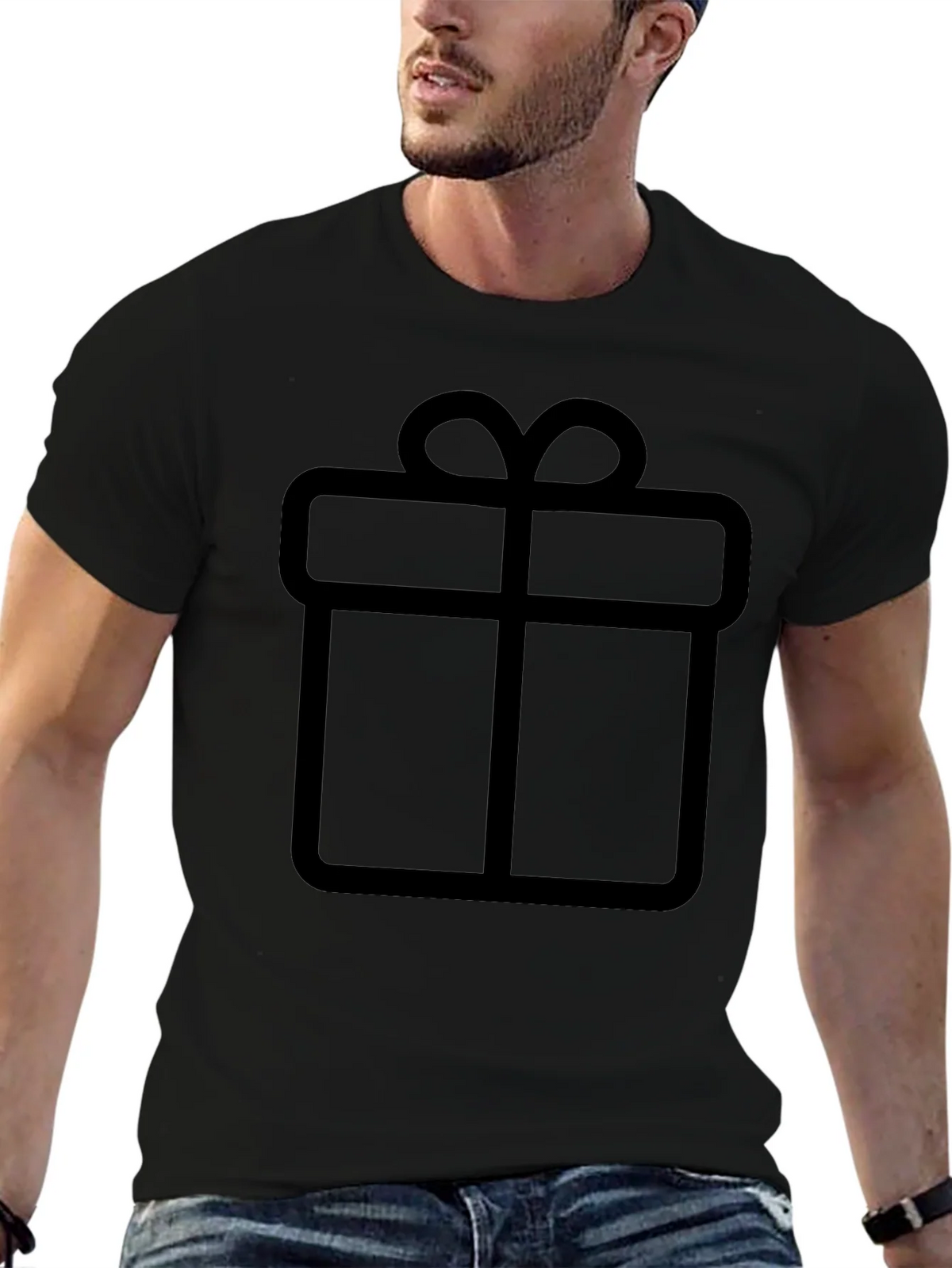Gift Graphic Black T-Shirt product image 6