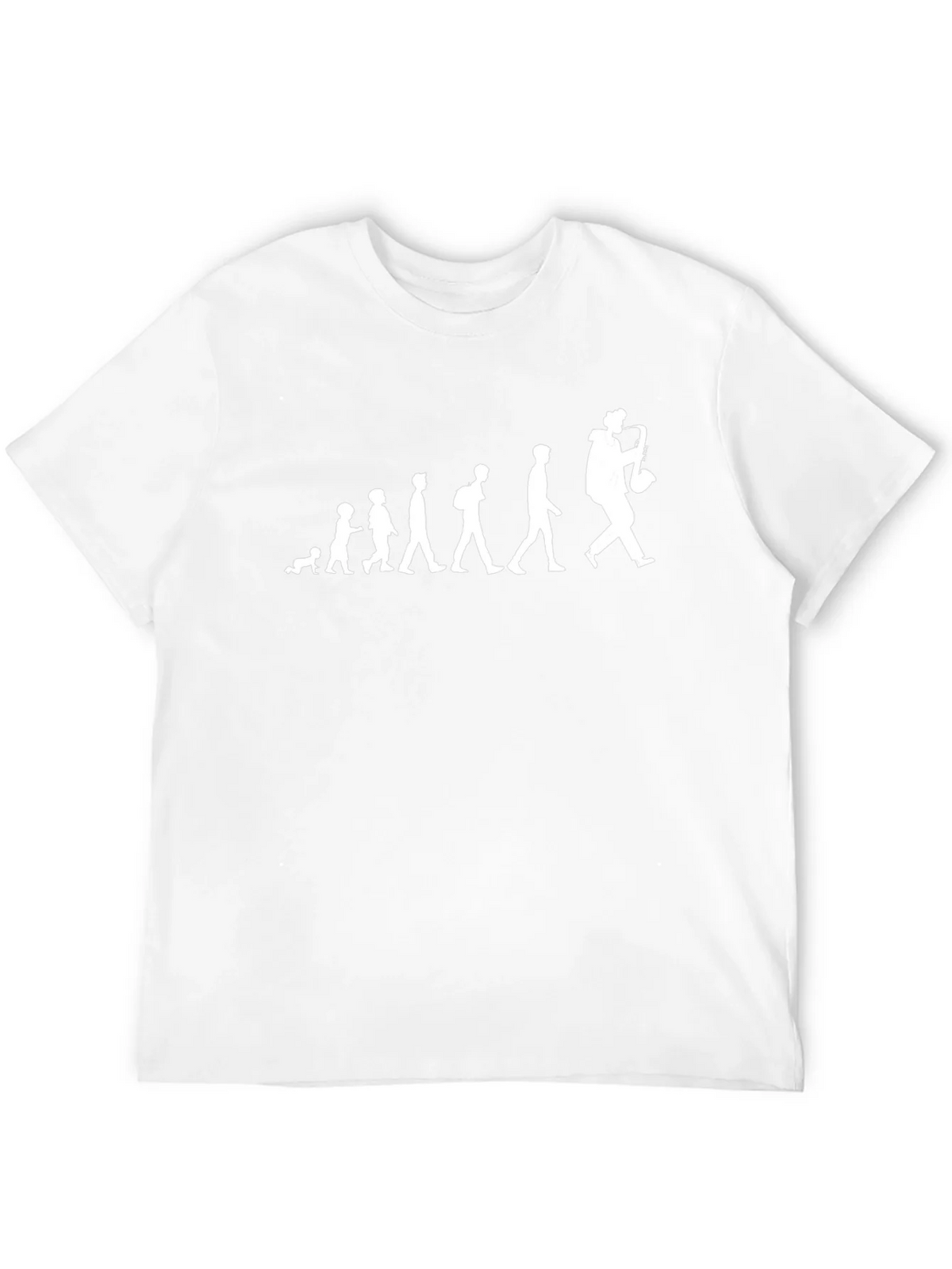 Saxophone Player Evolution T-Shirt - Black product image 11