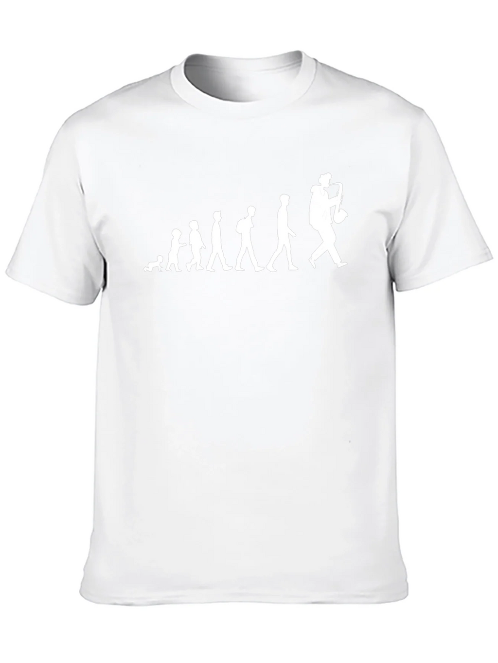 Saxophone Player Evolution T-Shirt - Black product image 9