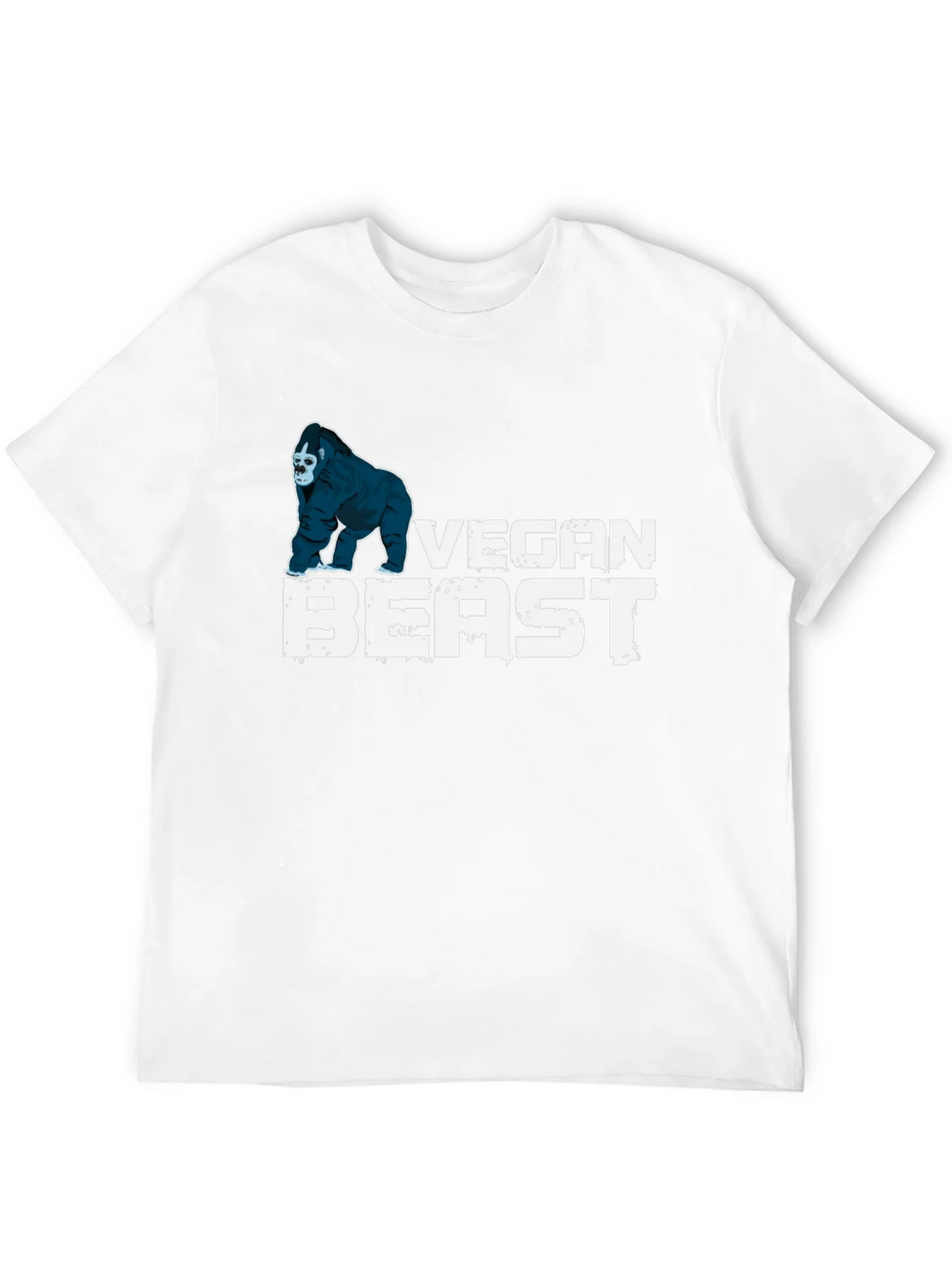 Vegan Beast T-Shirt - Gorilla Design Black product image 11