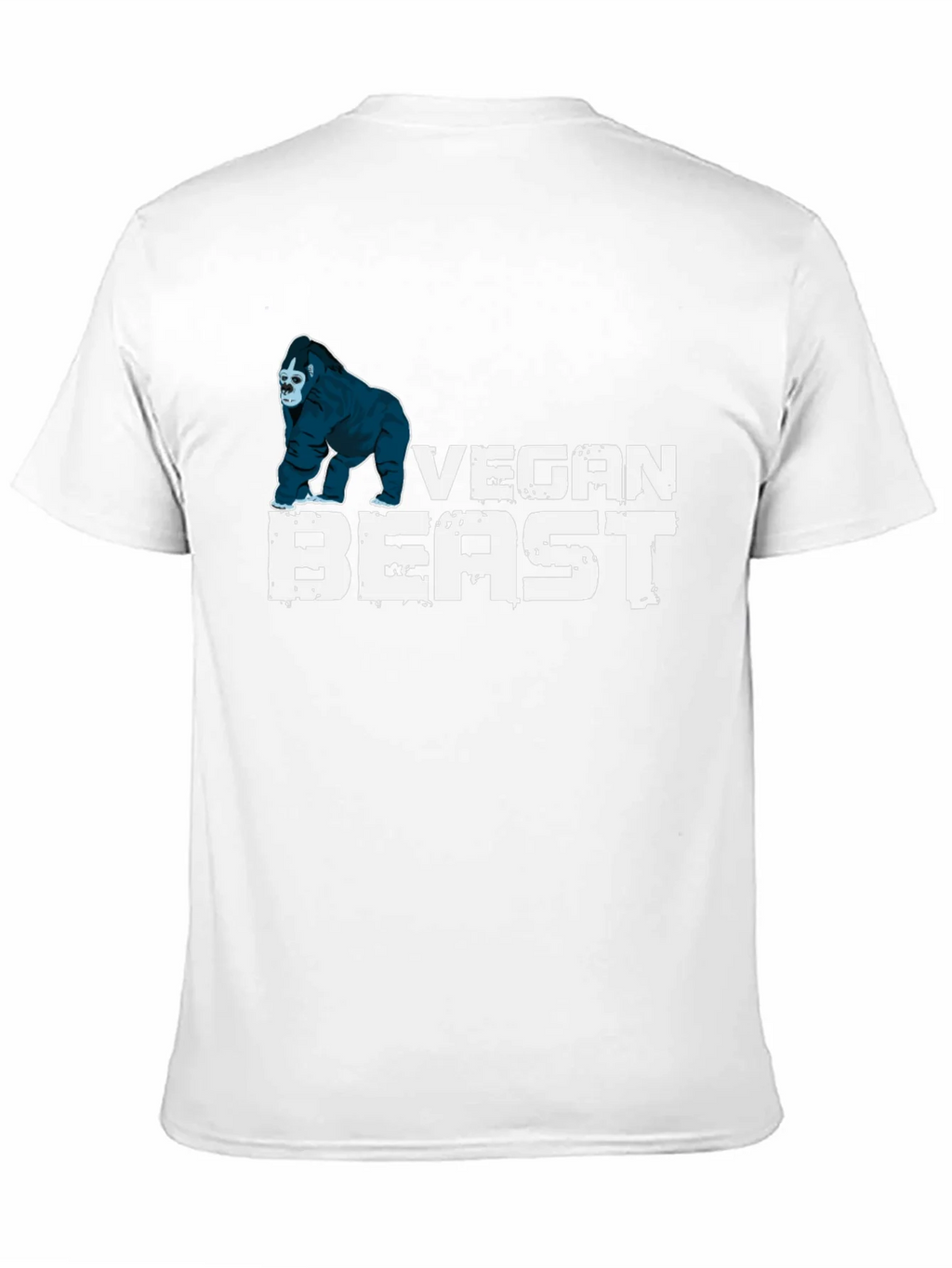 Vegan Beast T-Shirt - Gorilla Design Black product image 10