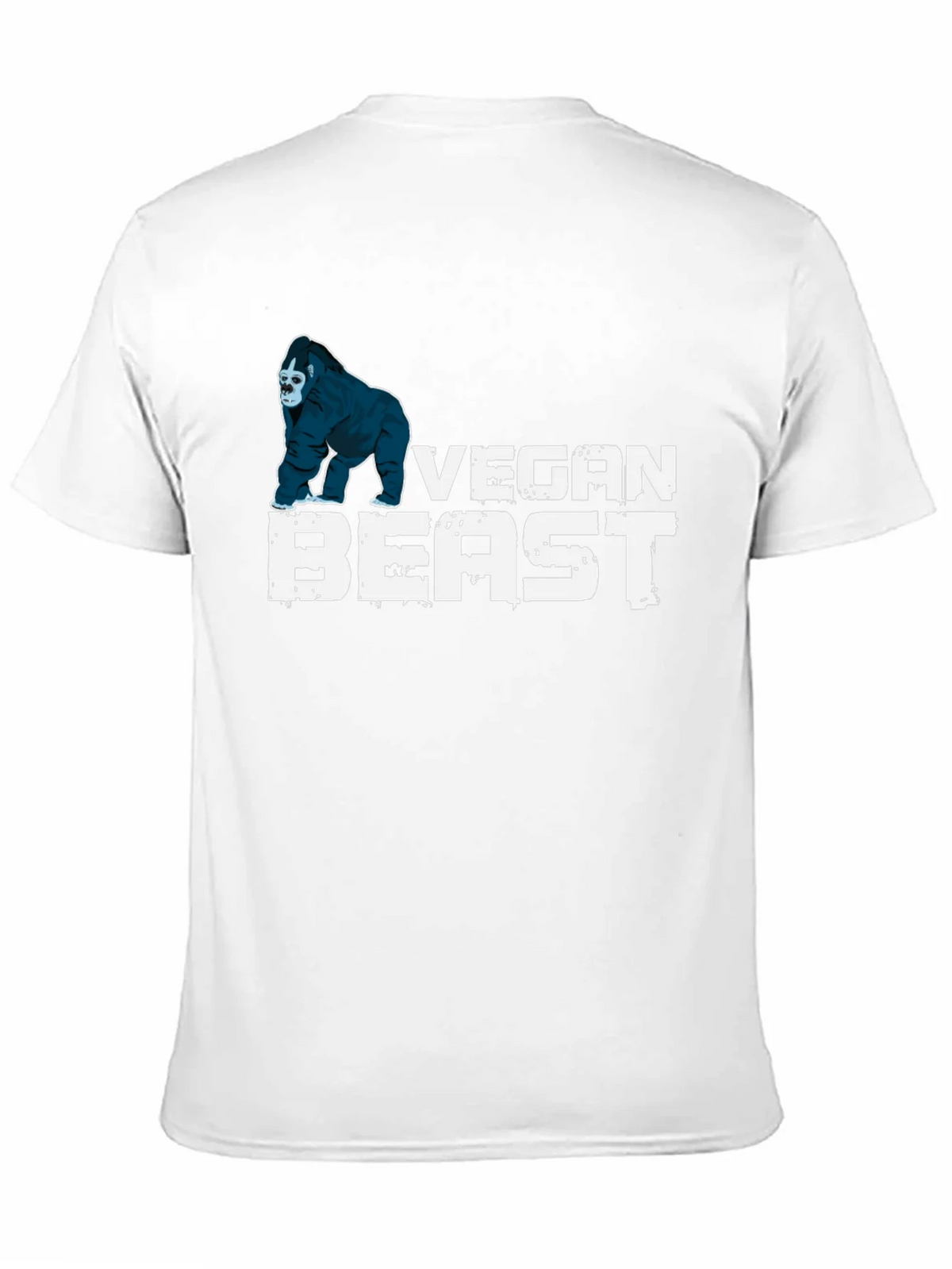 Vegan Beast T-Shirt - Gorilla Design Black product image 10