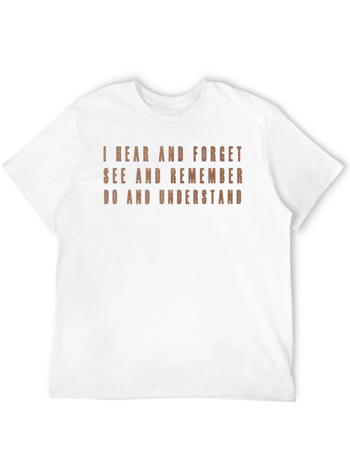 I Hear and Forget Mens Black Graphic Tee product image 11