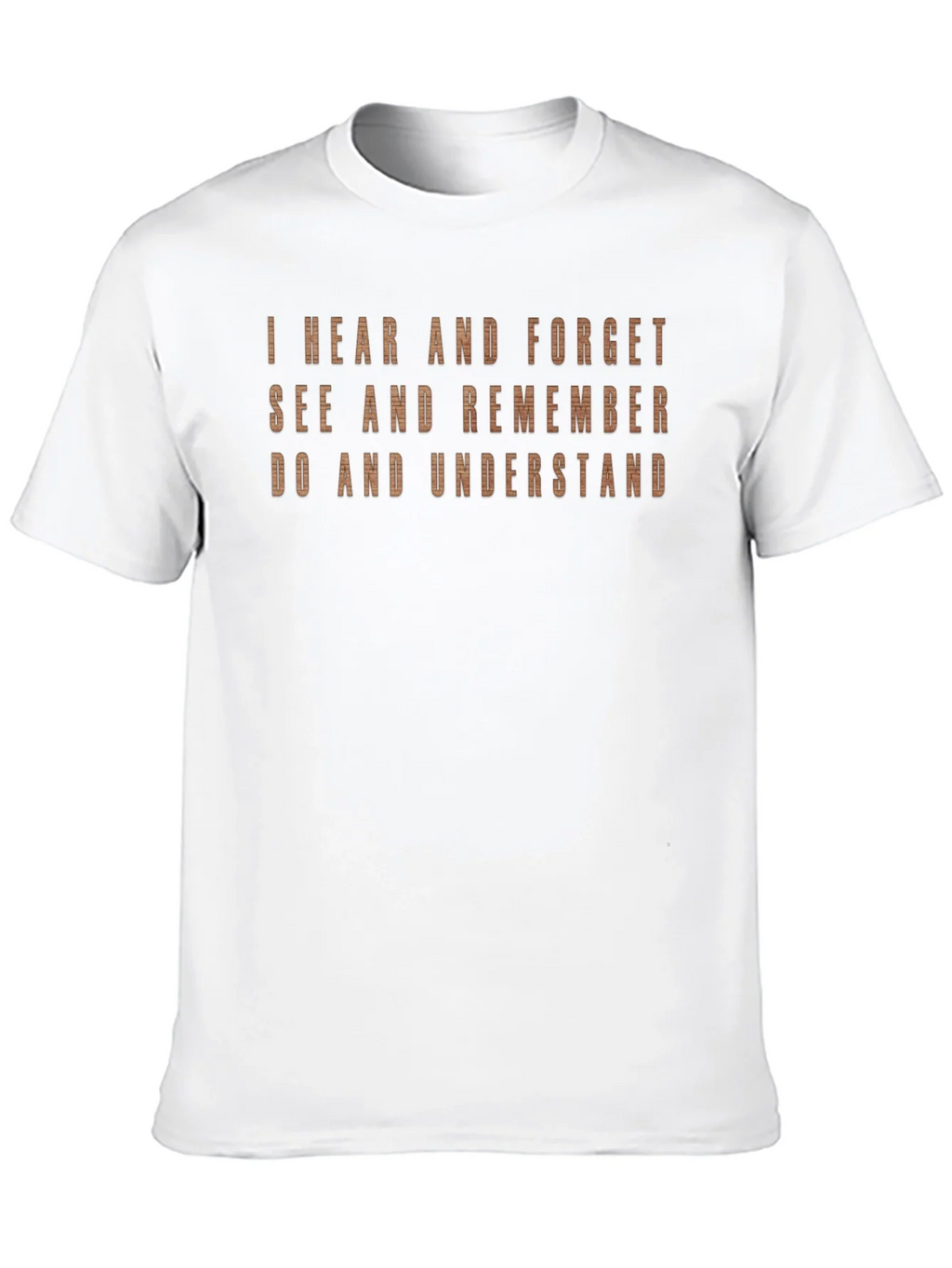 I Hear and Forget Mens Black Graphic Tee product image 9
