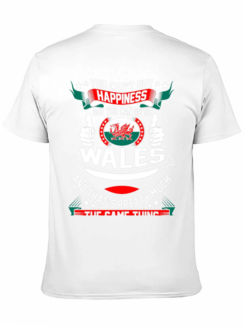 Wales Happiness T-Shirt - Funny Welsh Pride Tee product image 8