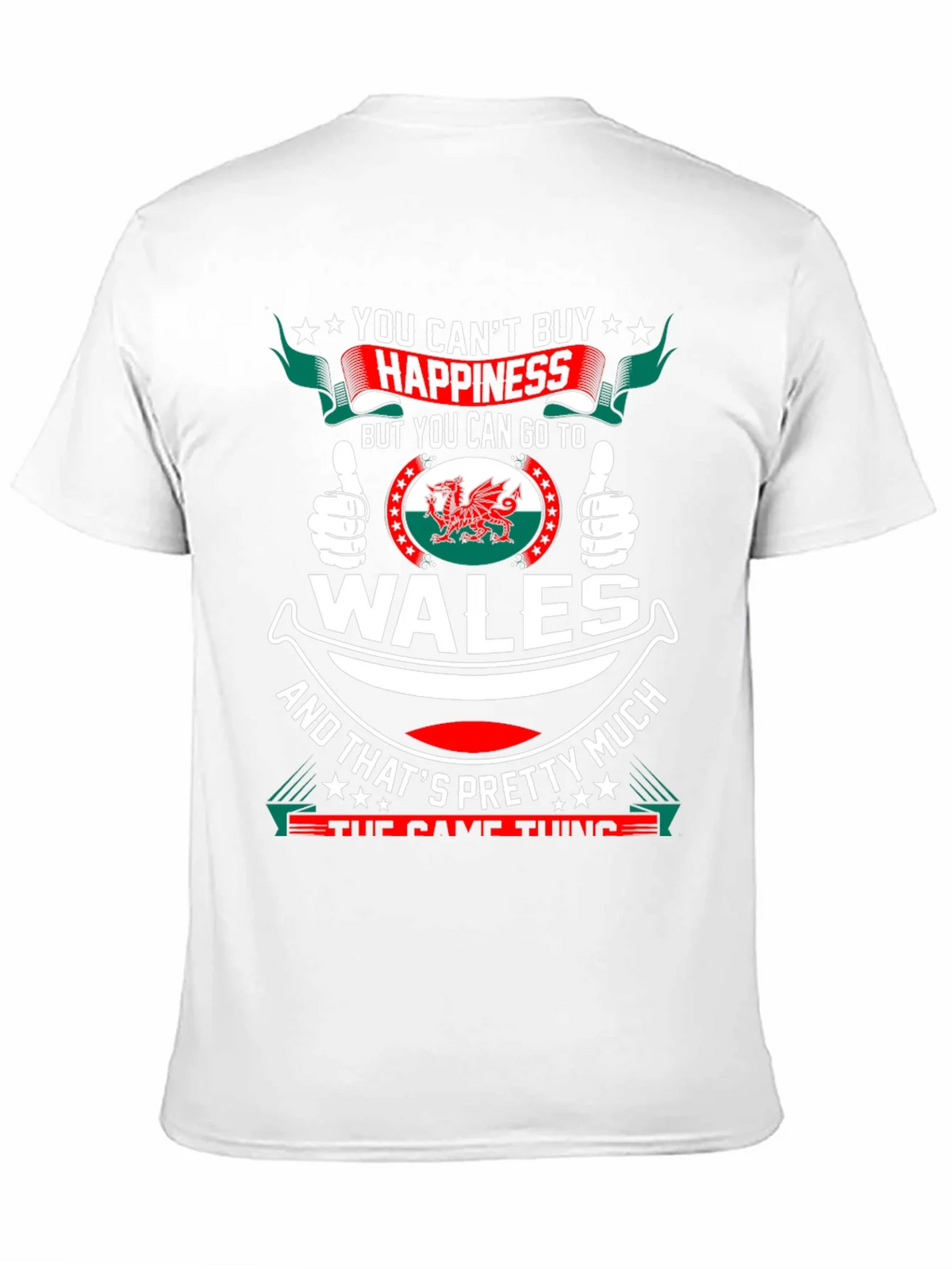 Wales Happiness T-Shirt - Funny Welsh Pride Tee product image 8